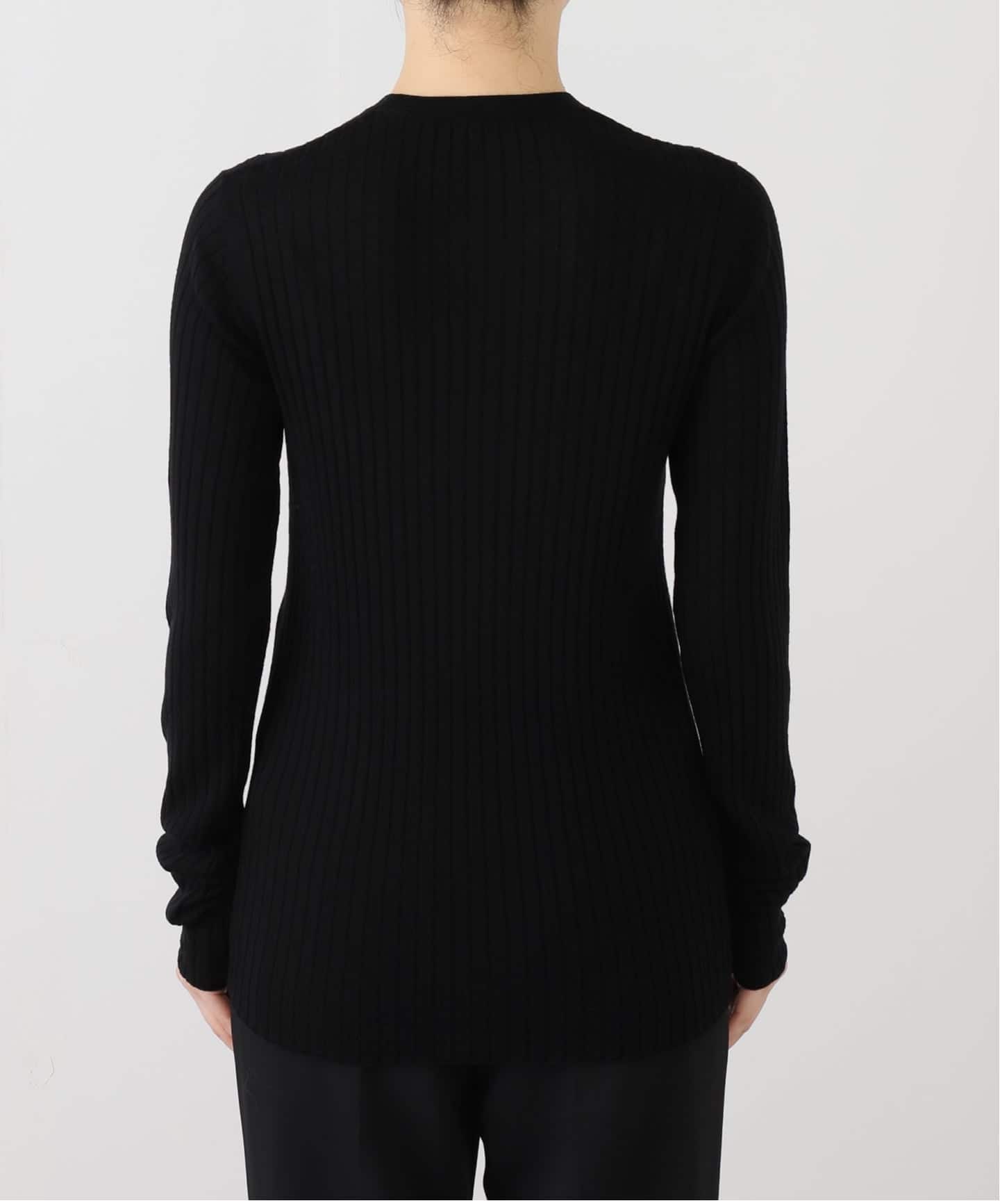 ウールシルクワイドリブニット（ニット／セーター）｜AP STUDIO