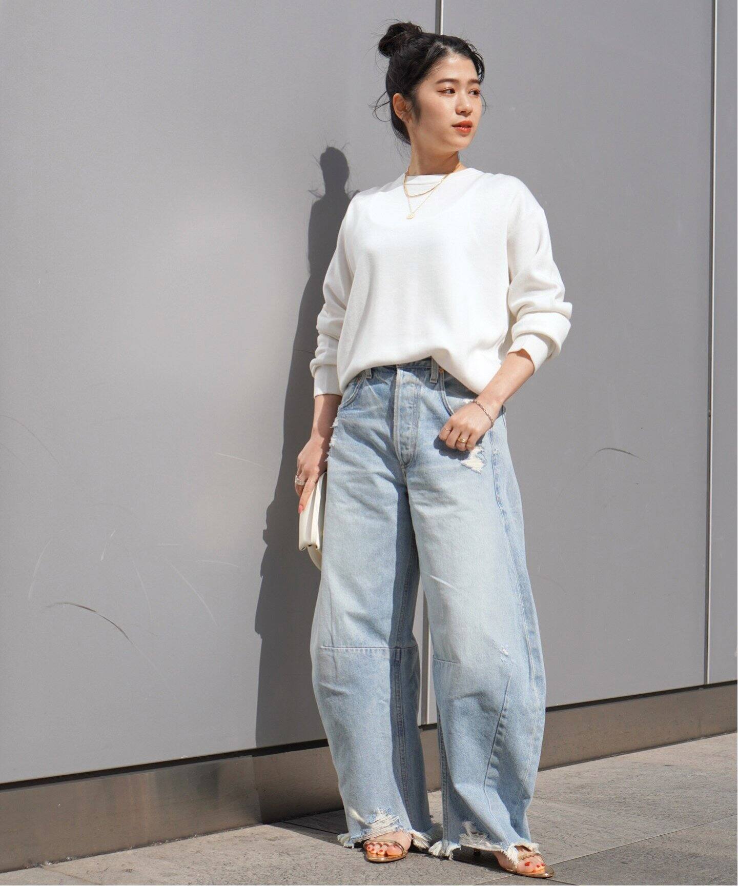 カルテットクルーネックニット（ニット／セーター）｜AP STUDIO  