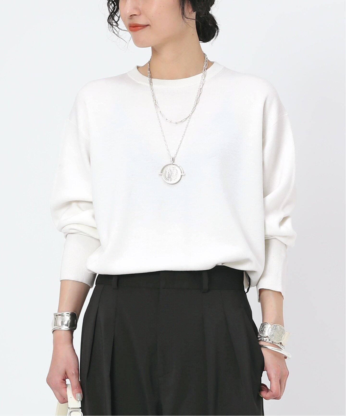 カルテットクルーネックニット（ニット／セーター）｜AP STUDIO  