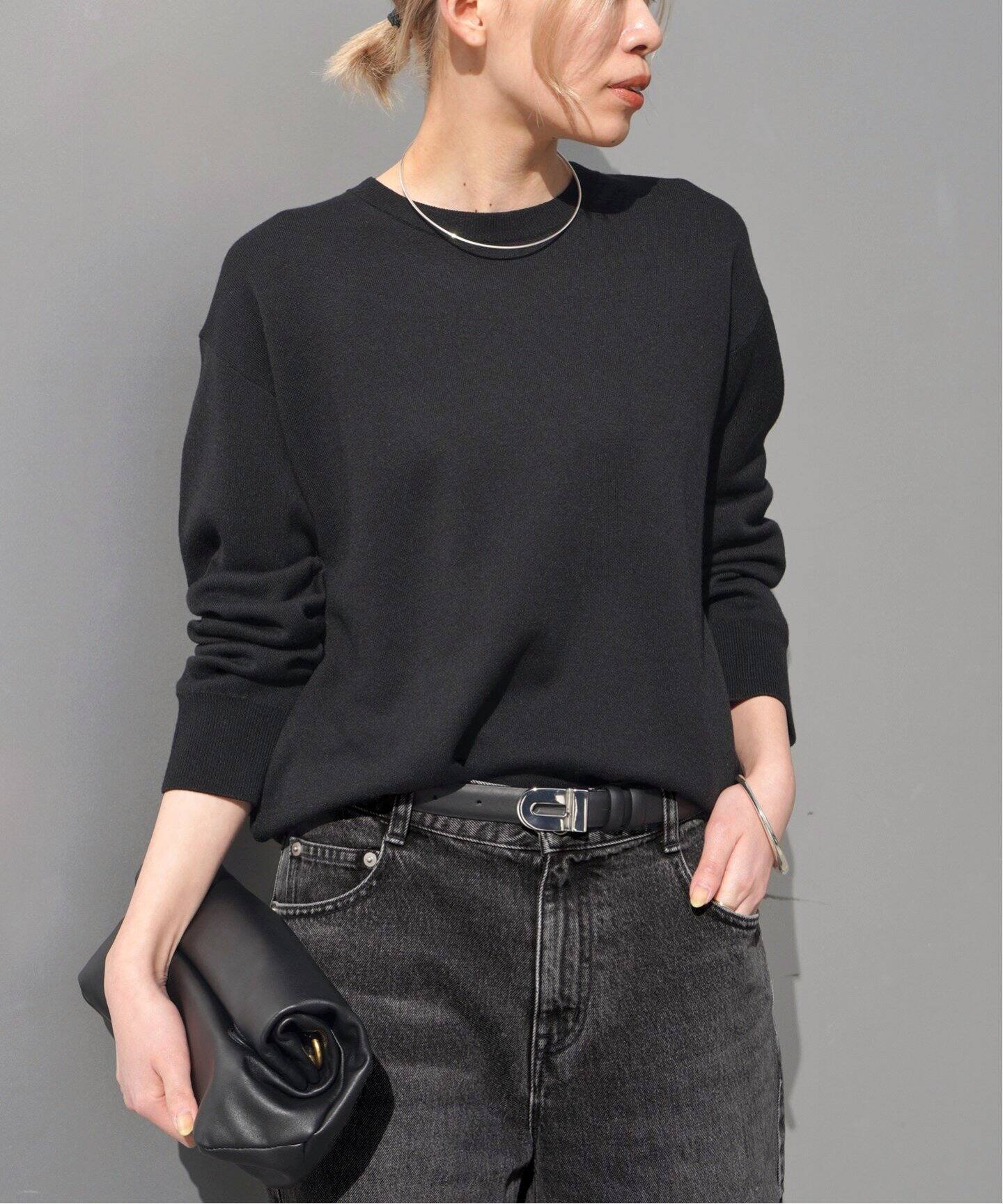 カルテットクルーネックニット（ニット／セーター）｜AP STUDIO  