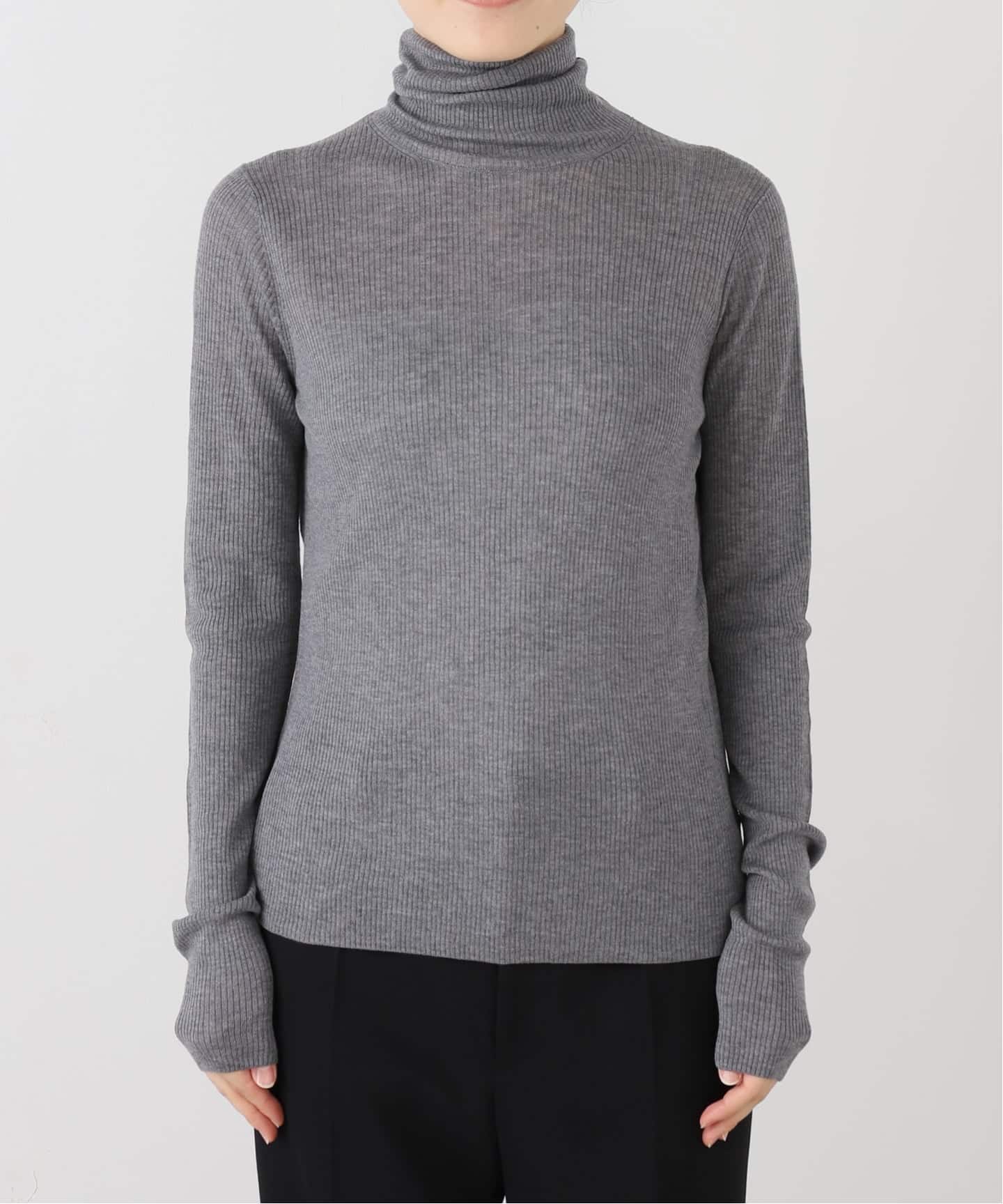 ウールシルクタートルネックニット（ニット／セーター）｜AP STUDIO