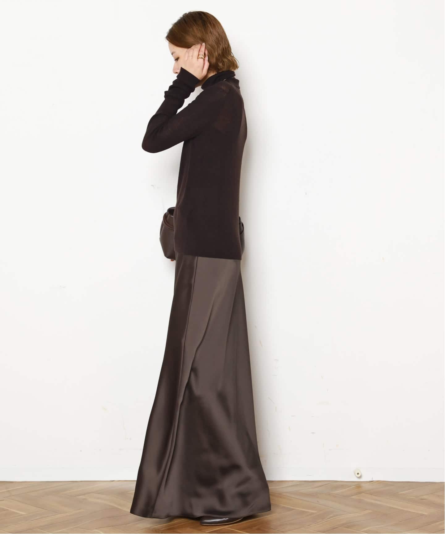 ウールシルクタートルネックニット(ニット/セーター)|AP STUDIO ウールシルクタートルネックニット(ニット/セーター)|AP STUDIO