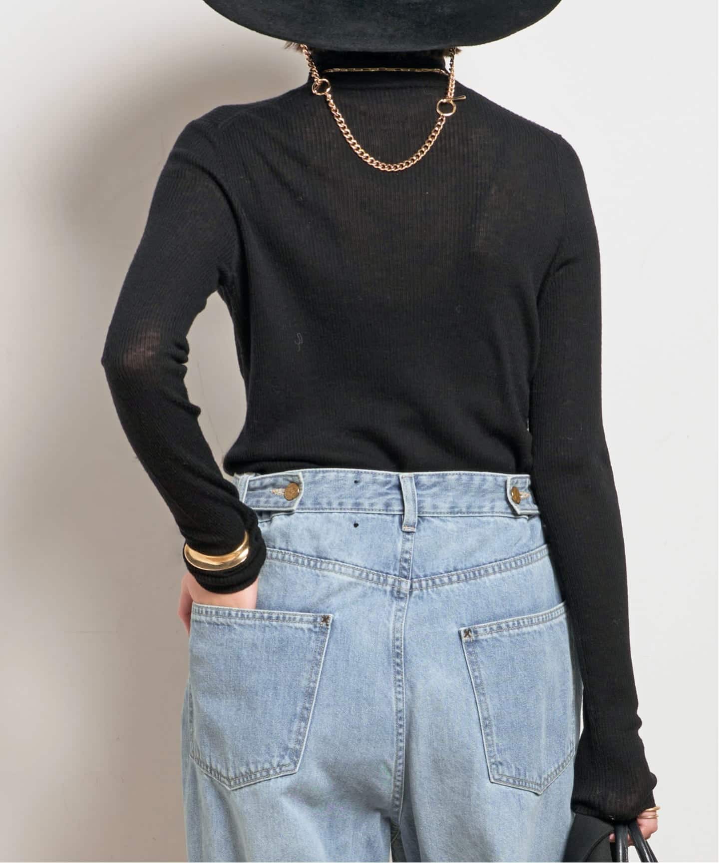 ウールシルクタートルネックニット（ニット／セーター）｜AP STUDIO