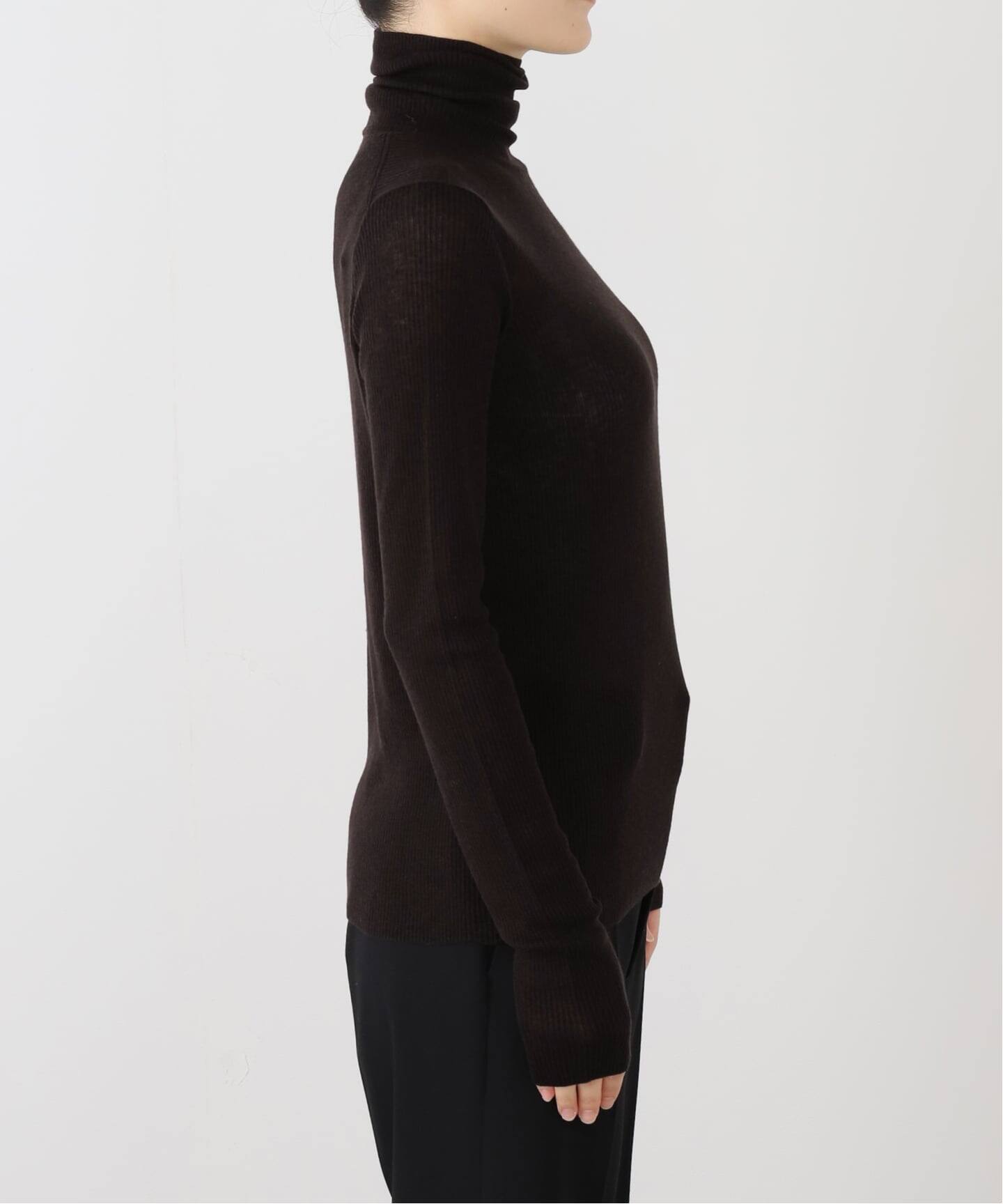 ウールシルクタートルネックニット（ニット／セーター）｜AP STUDIO