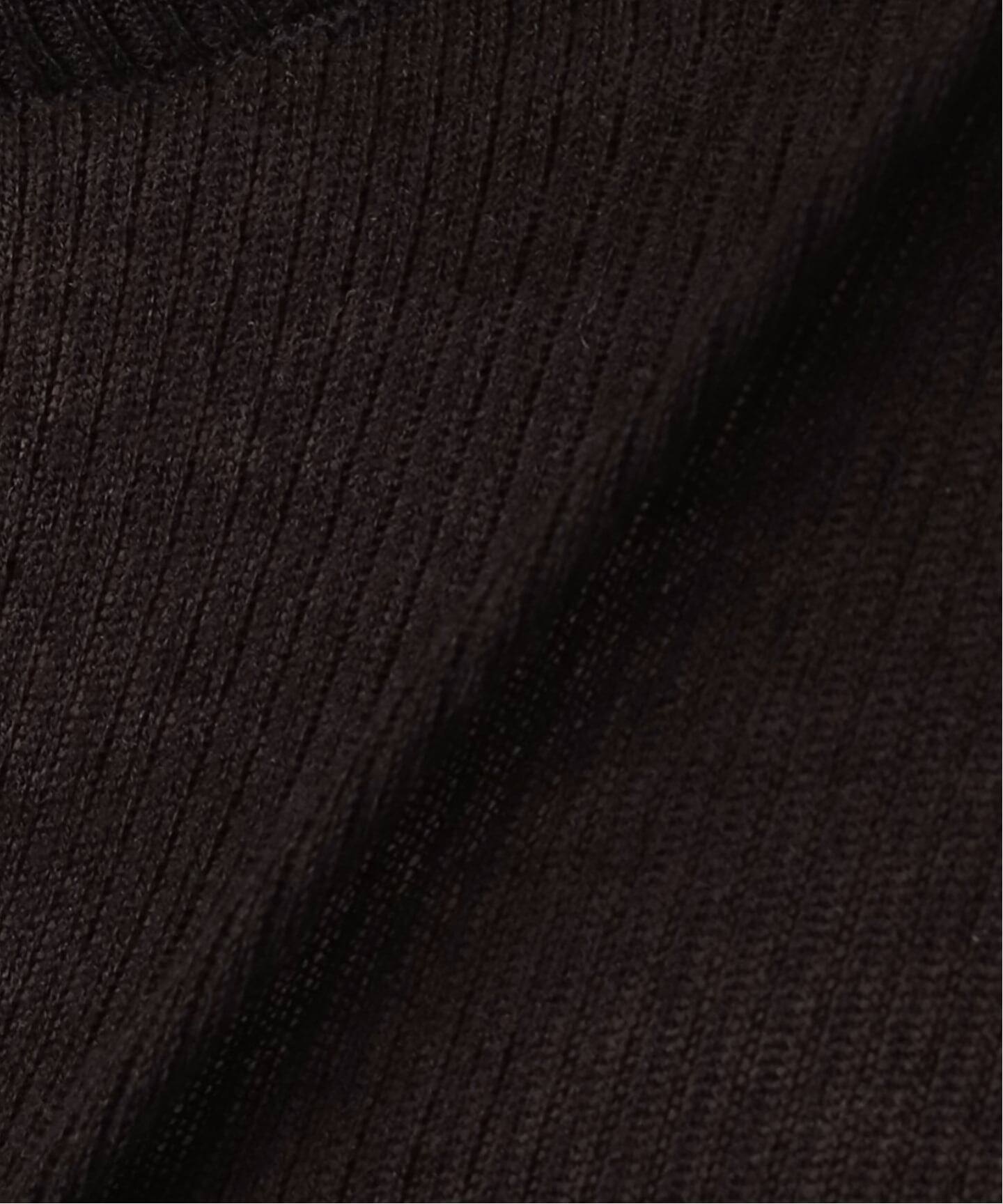 【美品✨】AP STUDIO シルク混　リブタートルニット　ブラック ウールシルクタートルネックニット（ニット／セーター）｜AP STUDIO