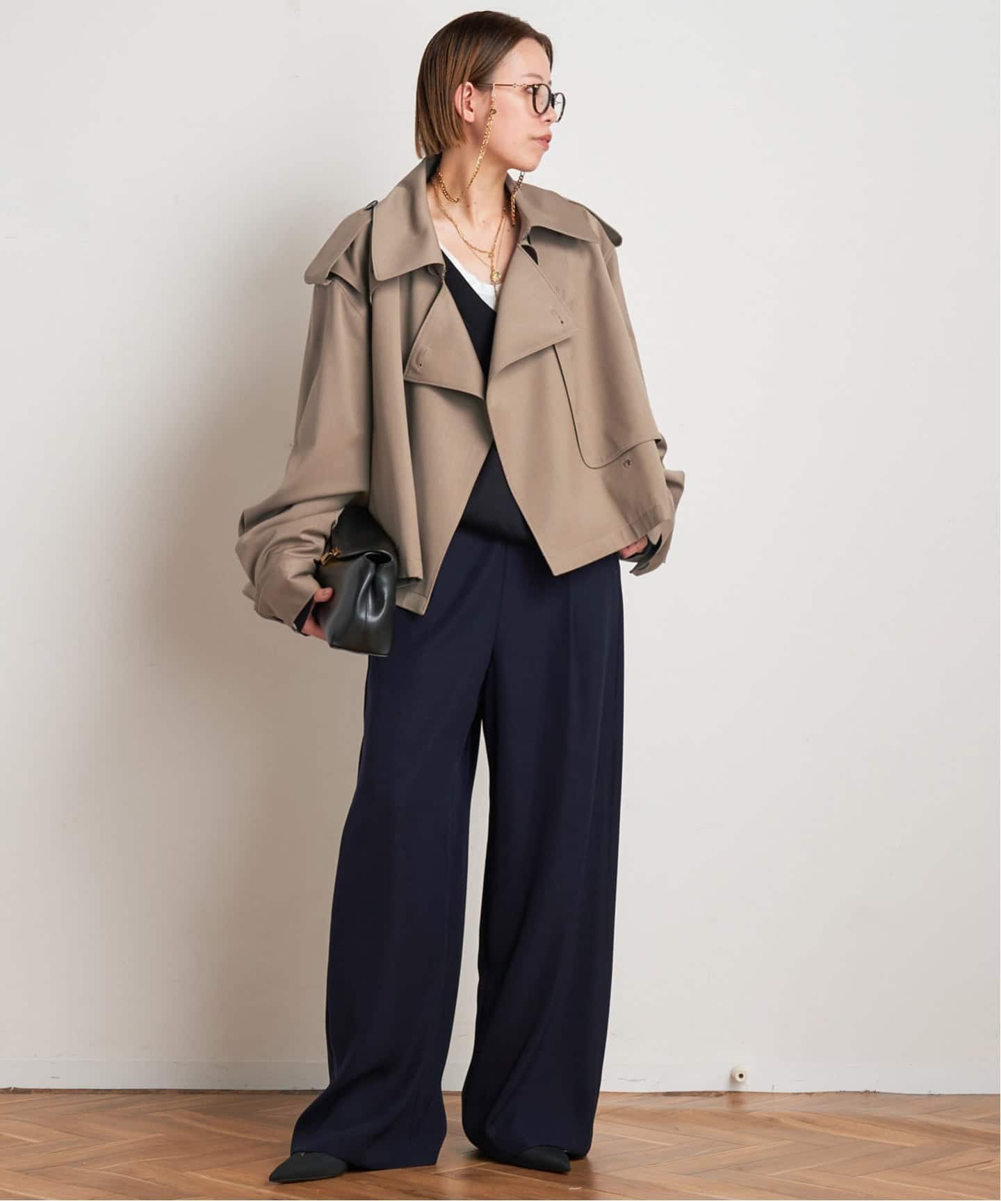 ディープVネックニット（ニット／セーター）｜AP STUDIO（エーピー