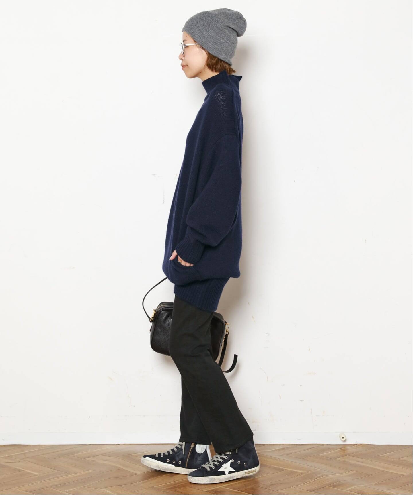 ウールカシミヤチュニックニット（ニット／セーター）｜AP STUDIO