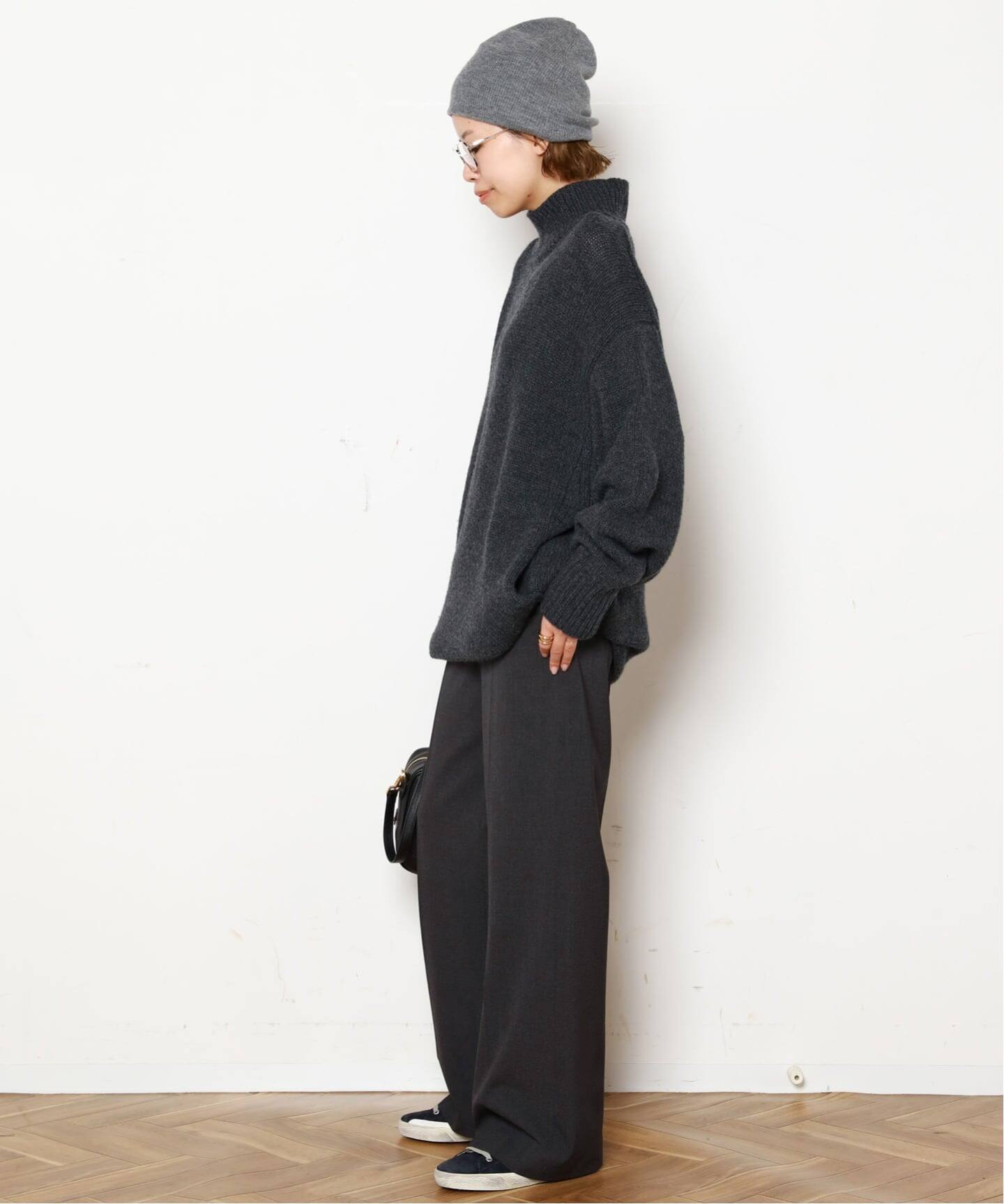 ウールカシミヤチュニックニット（ニット／セーター）｜AP STUDIO