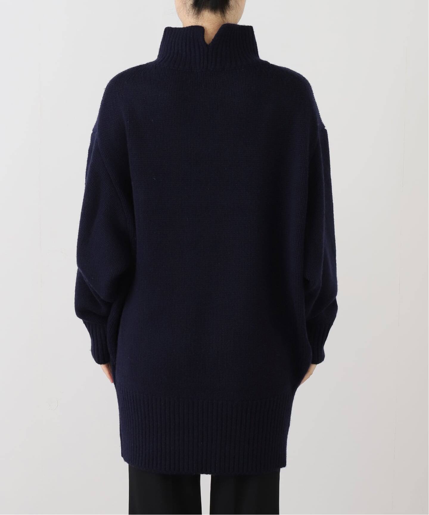 ウールカシミヤチュニックニット（ニット／セーター）｜AP STUDIO