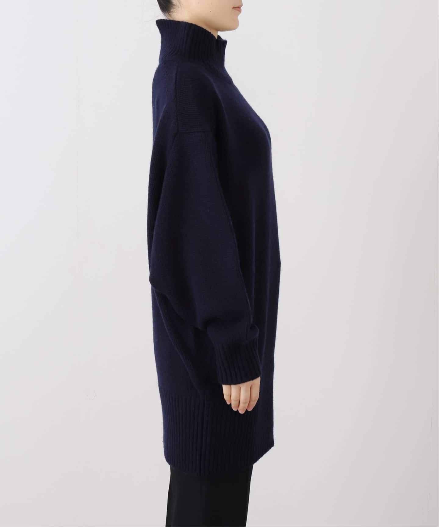 AP STUDIO エーピーストゥディオ　ウールカシミヤ　ゆったり　ニット ウールカシミヤチュニックニット（ニット／セーター）｜AP STUDIO