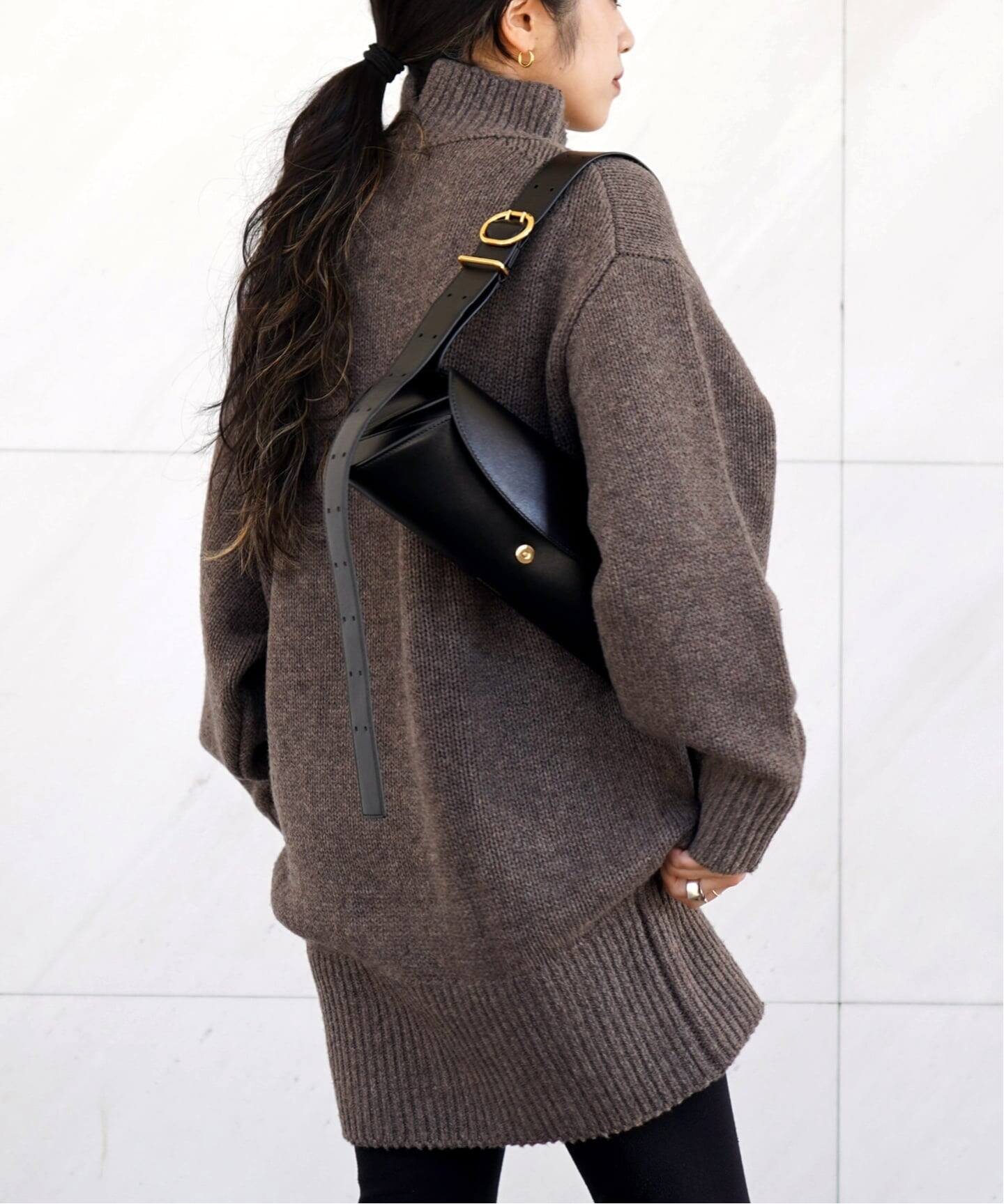 ウールカシミヤチュニックニット（ニット／セーター）｜AP STUDIO