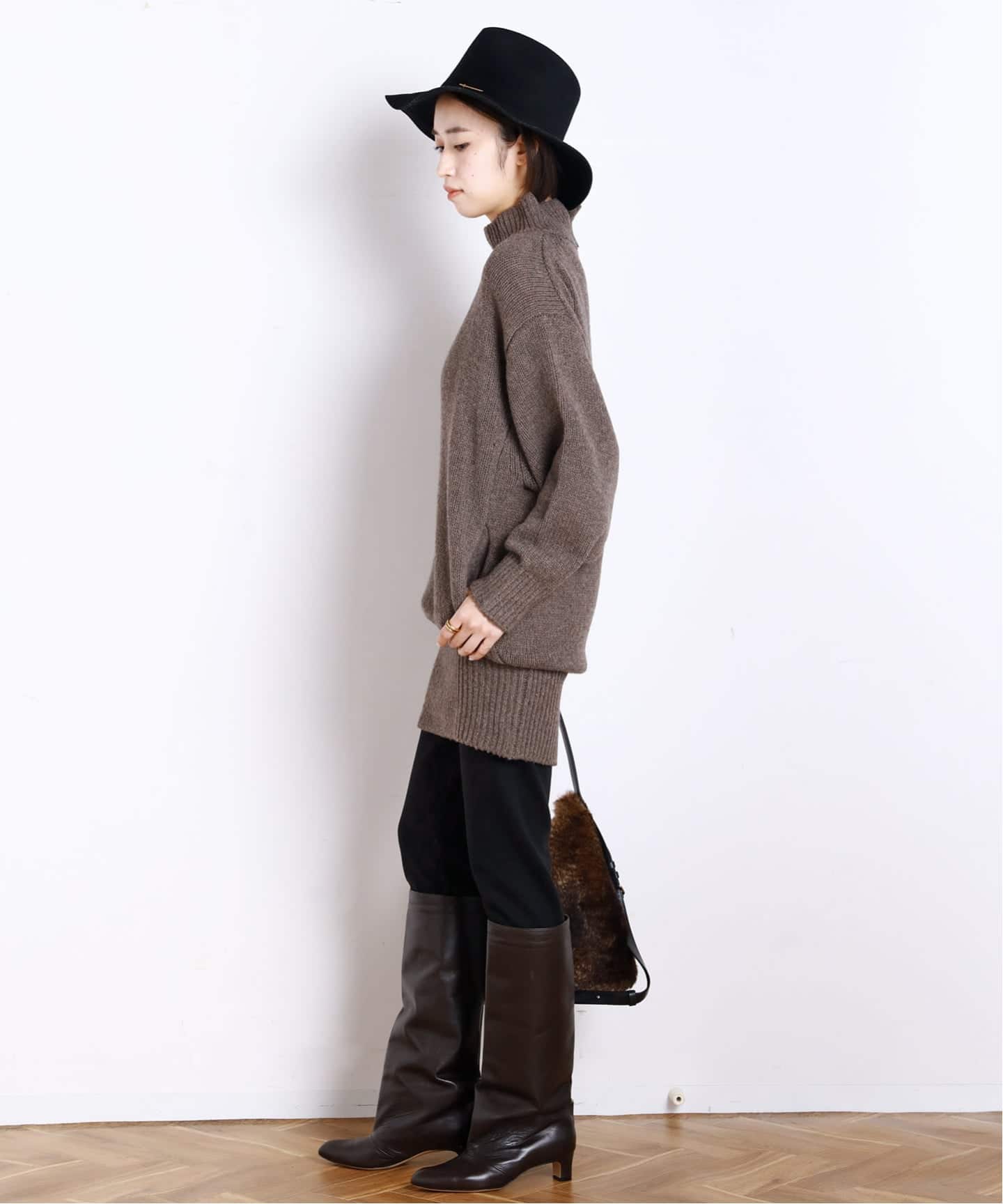 ウールカシミヤチュニックニット（ニット／セーター）｜AP STUDIO