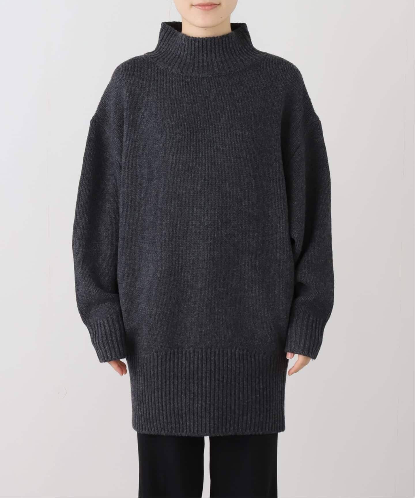 ウールカシミヤチュニックニット（ニット／セーター）｜AP STUDIO