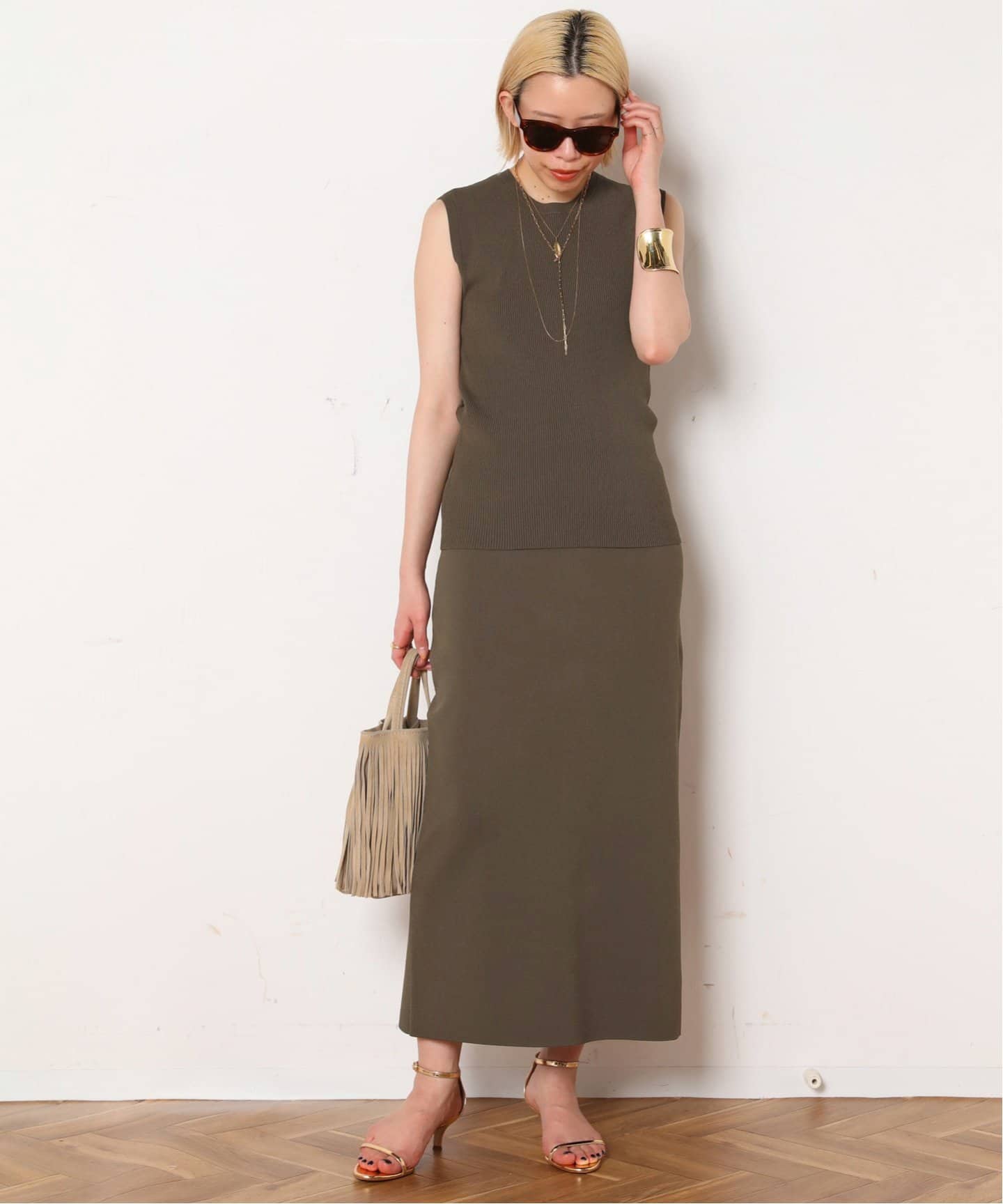 ムースノースリーブニット（ニット／セーター）｜AP STUDIO