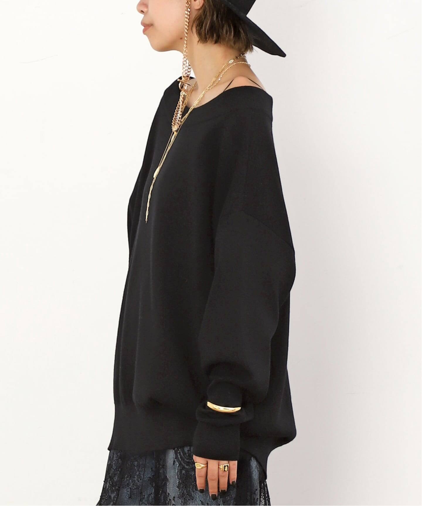 AP STUDIO★リラックスオフショルダーニット Deuxieme リラックスオフショルダーニット（ニット／セーター）｜AP STUDIO