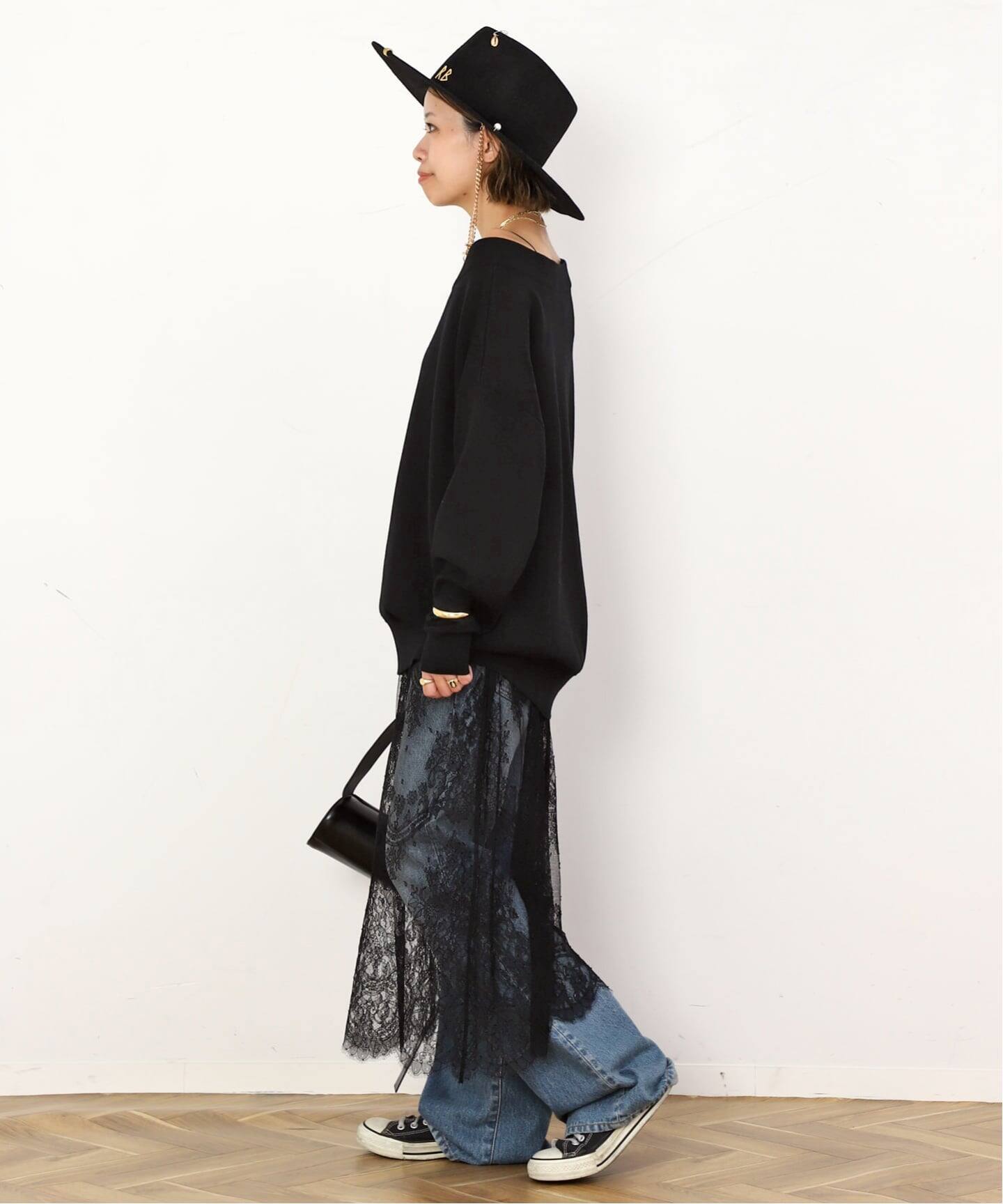 リラックスオフショルダーニット（ニット／セーター）｜AP STUDIO