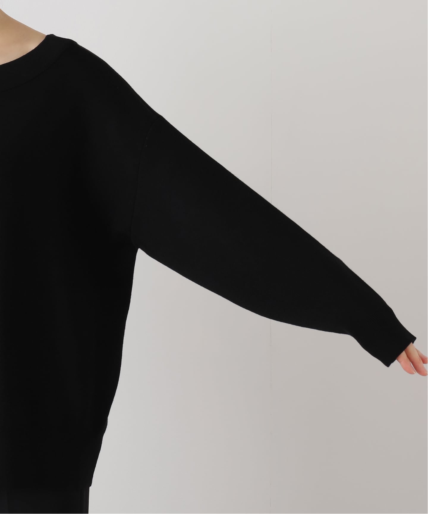 リラックスオフショルダーニット（ニット／セーター）｜AP STUDIO