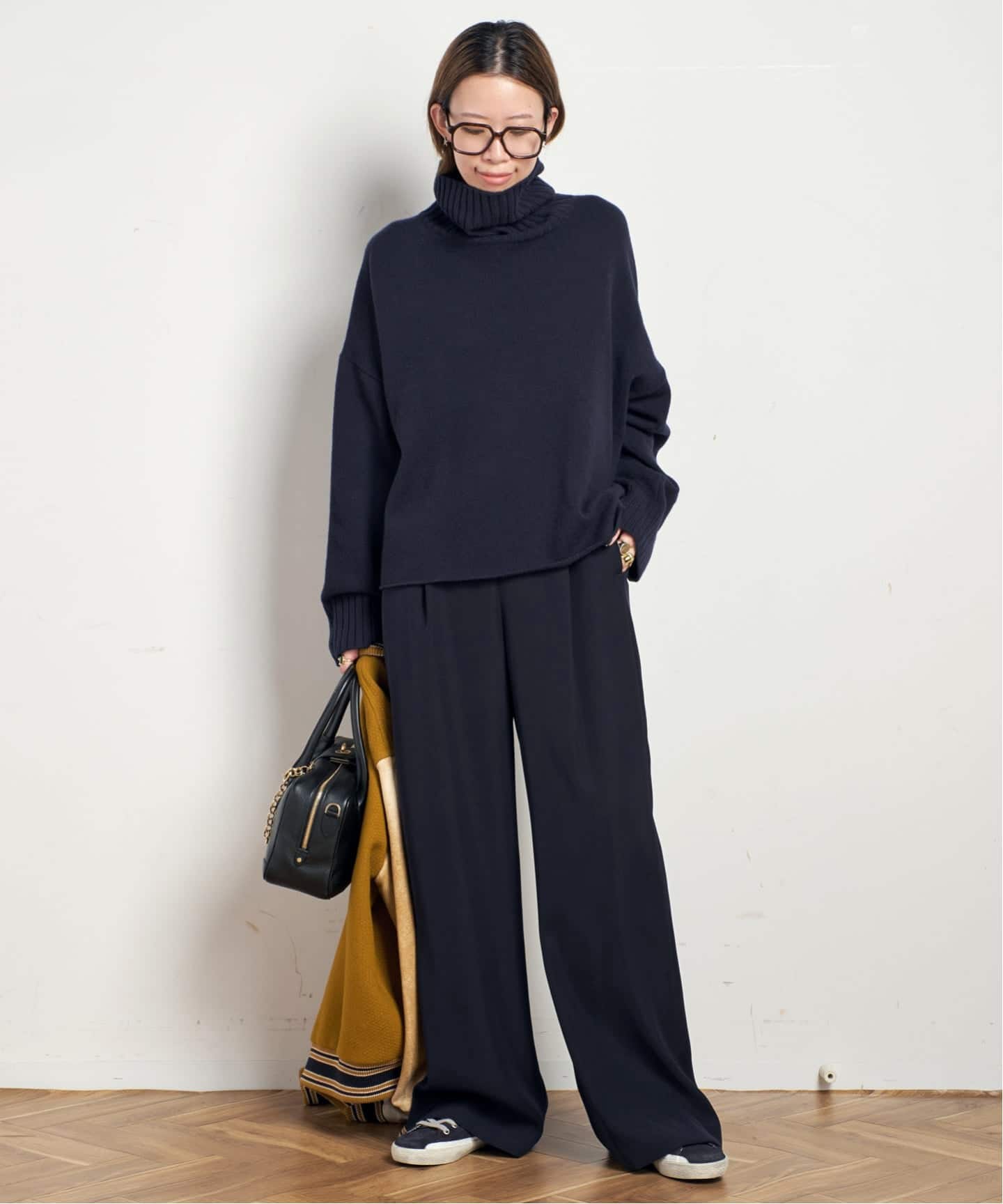 予約》*クロップドタートルネックニット（ニット／セーター