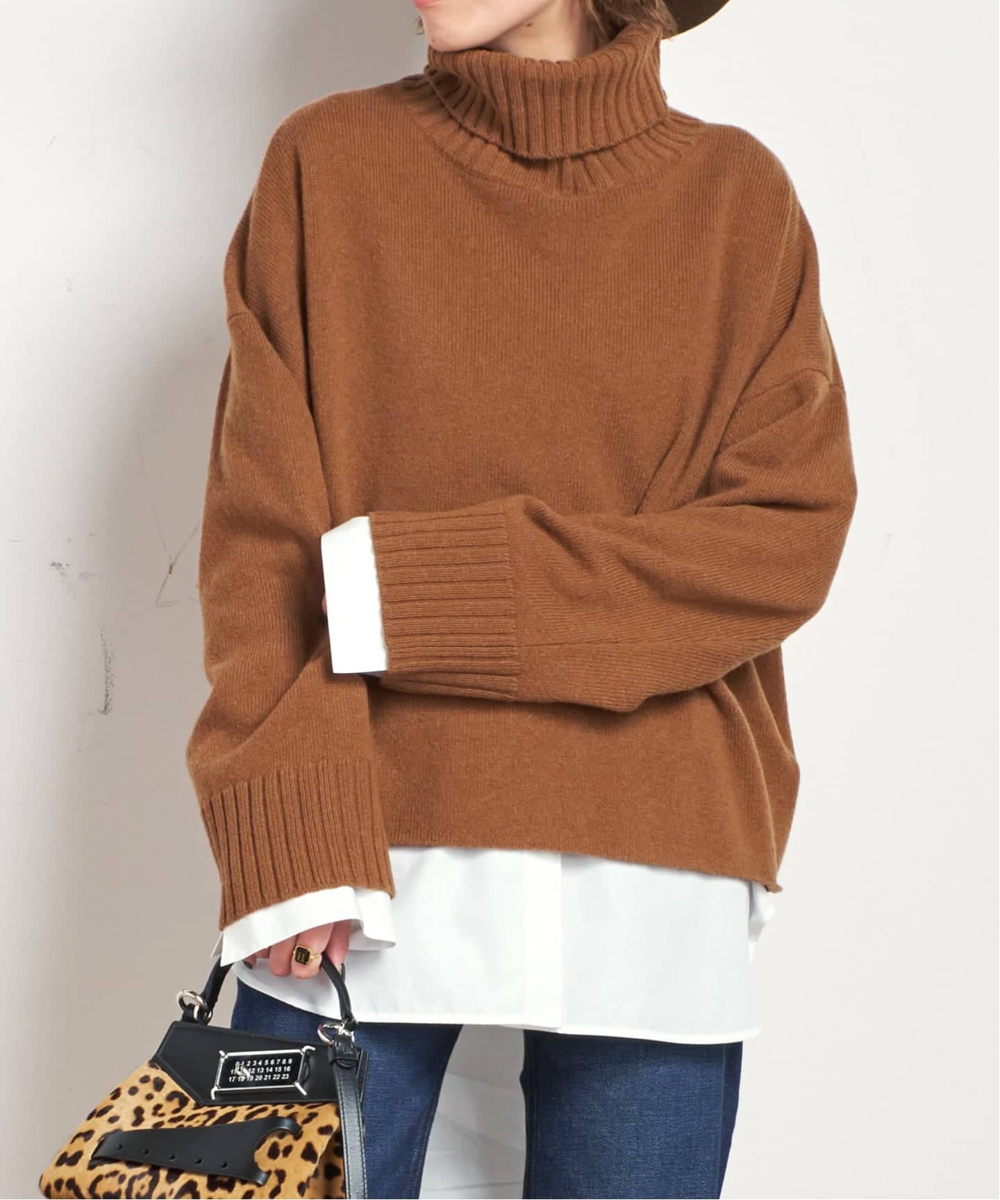 クロップドタートルネックニット（ニット／セーター）｜AP