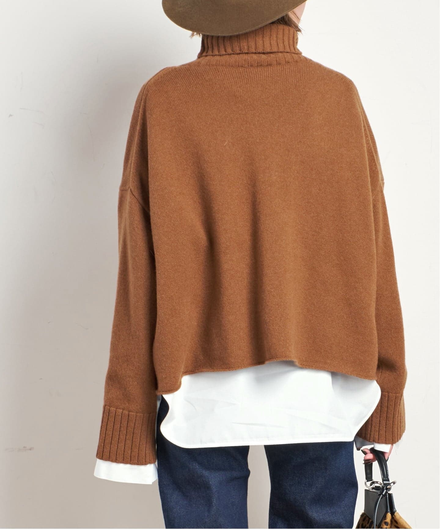 クロップドタートルネックニット（ニット／セーター）｜AP STUDIO