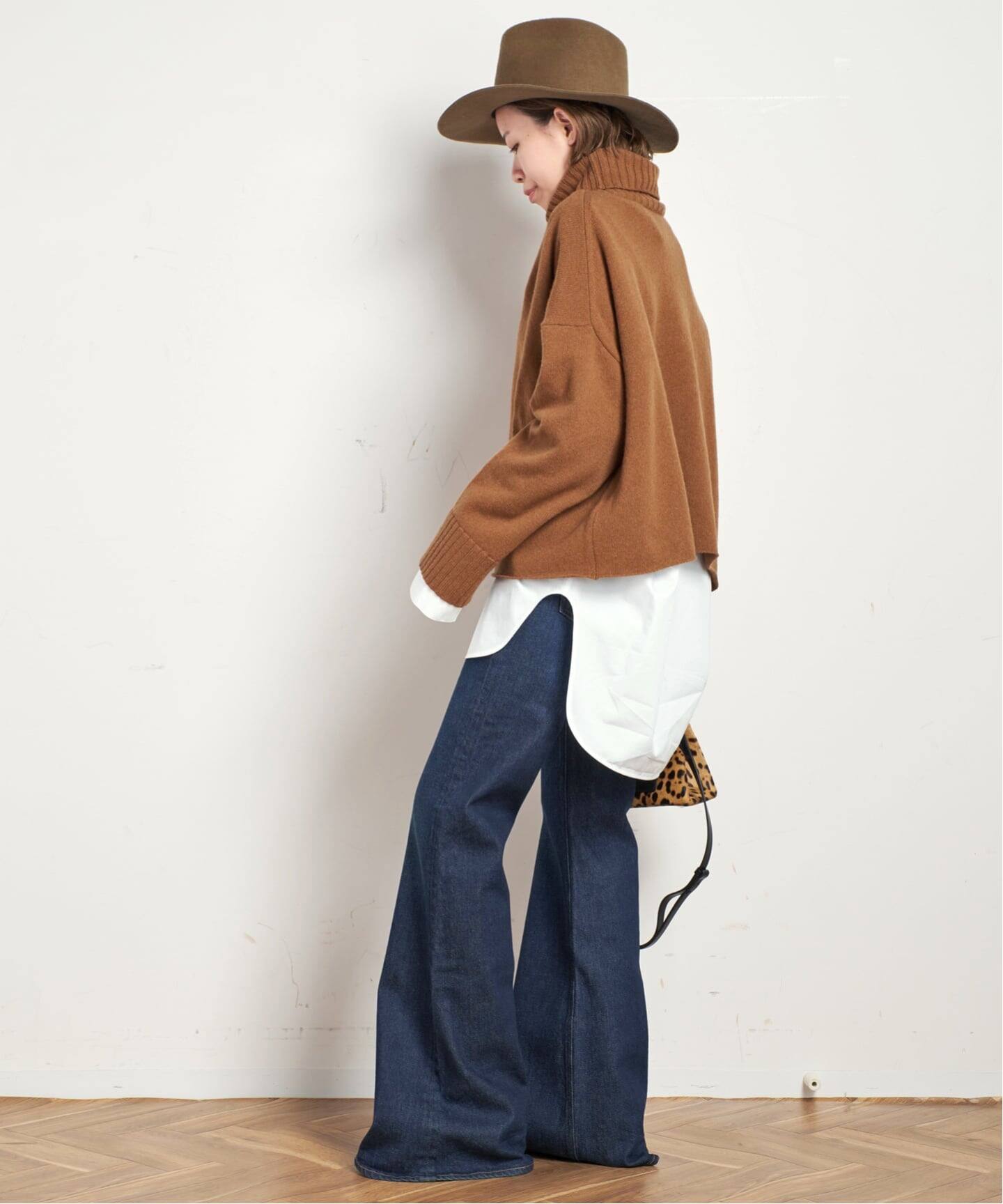 予約》*クロップドタートルネックニット（ニット／セーター