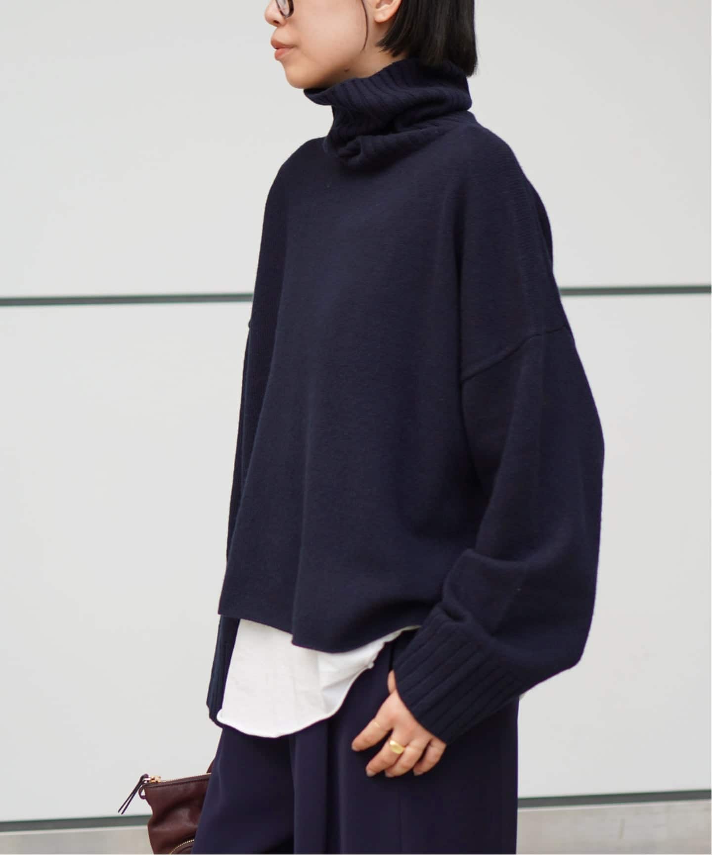 けみごろうAP studio APストゥディオタートルネックポンチョ☆ けみごろうAP studio APストゥディオタートルネックポンチョ