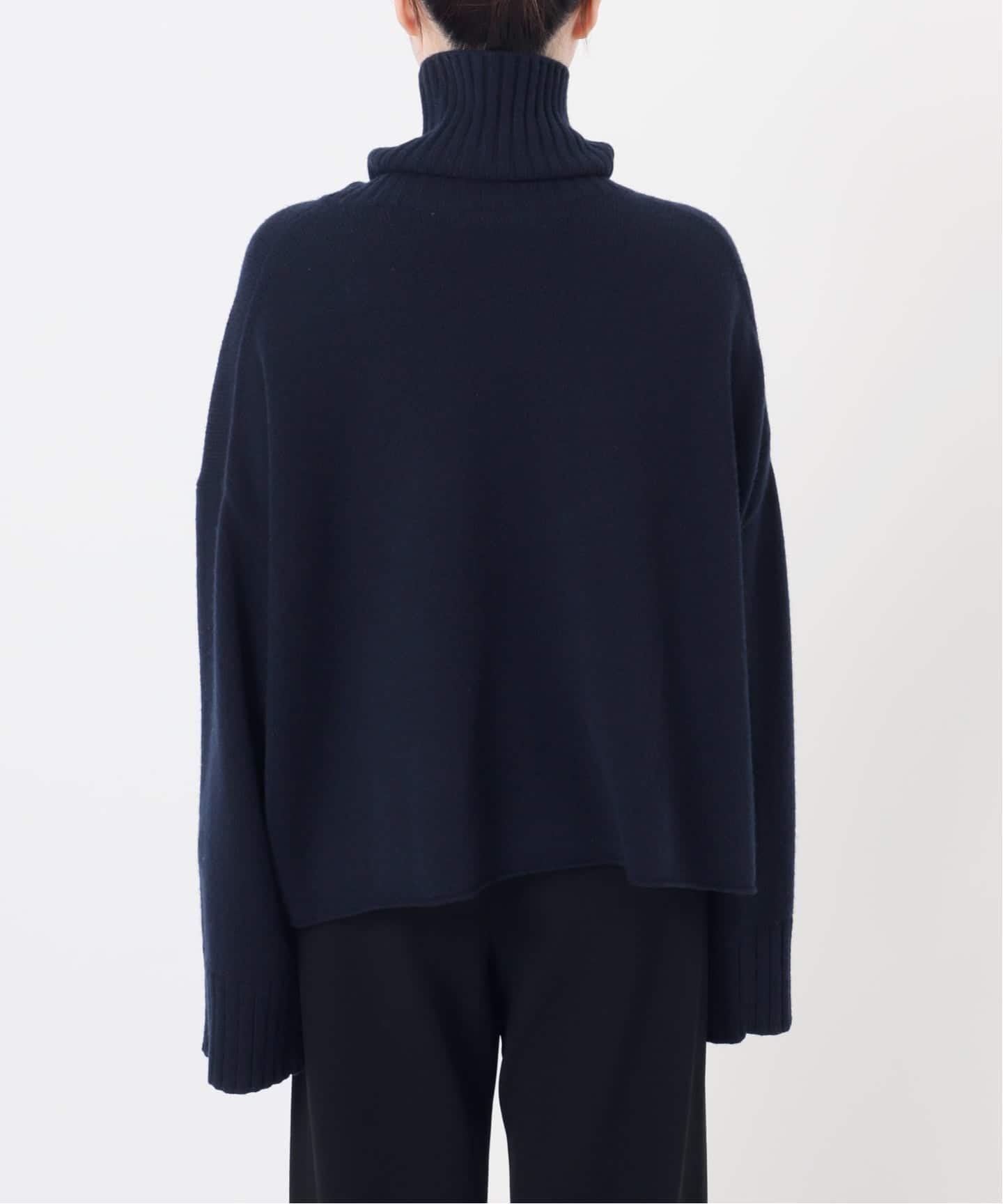 新品　DRAE AP STUDIO ポンチョ　ニット　カシミア　タートルネック studio CLIP ニット セーター 「一部店舗先行/3シーズンニット