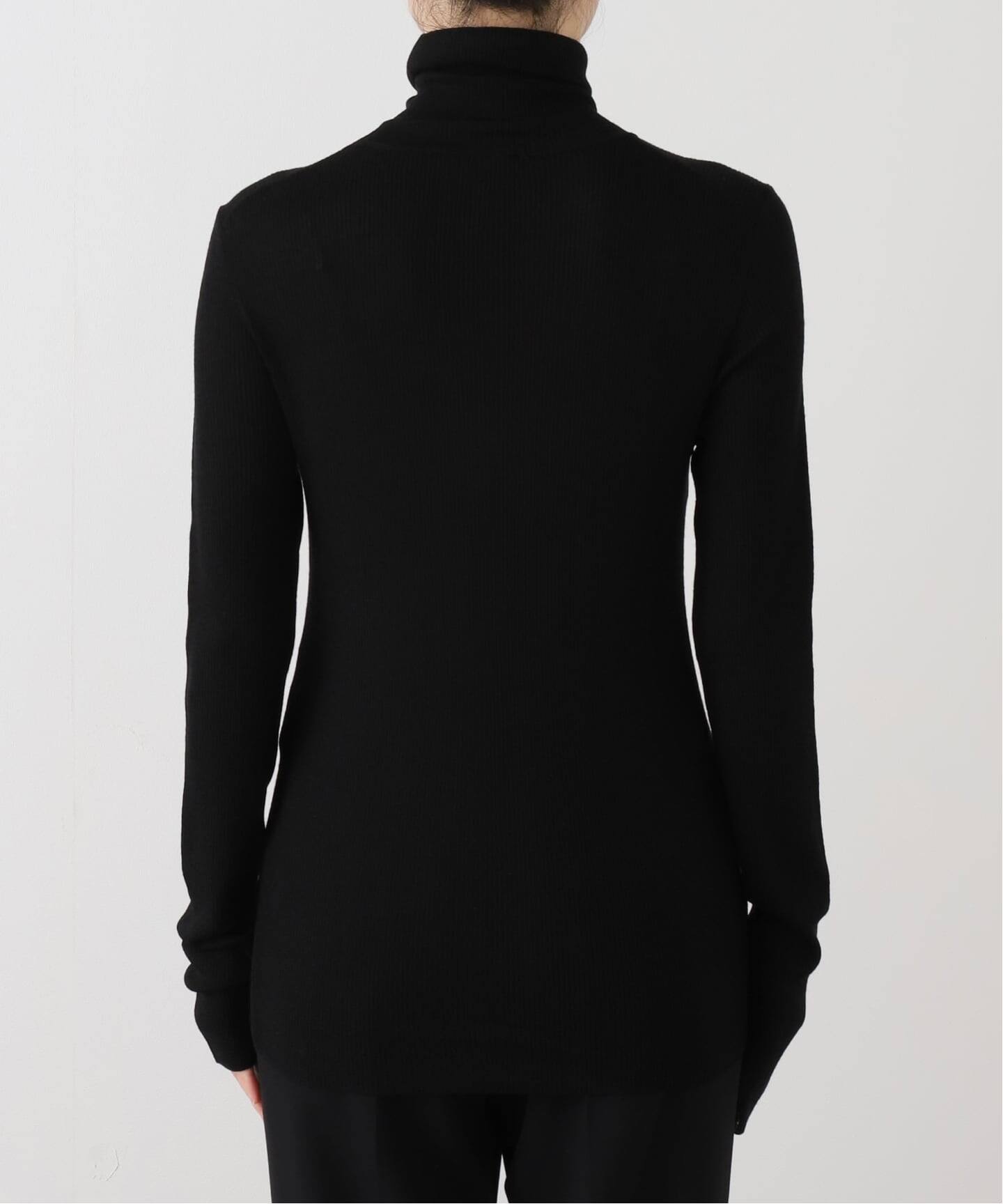 ウールシアーリブタートルネックプルオーバー（ニット／セーター）｜AP