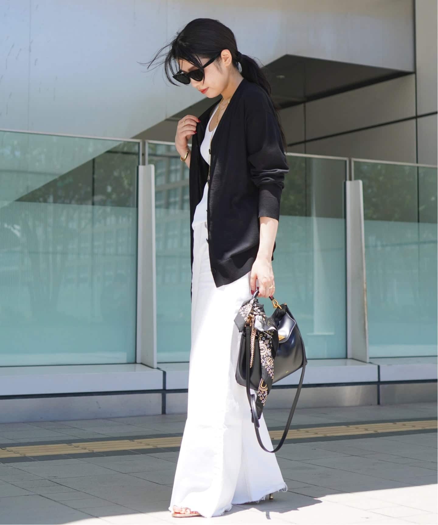ニット セーター *Fine Cotton Vneck Cardigan レディース AP STUDIO｜*Fine Cotton Vneck Cardigan | Rakuten Fashion