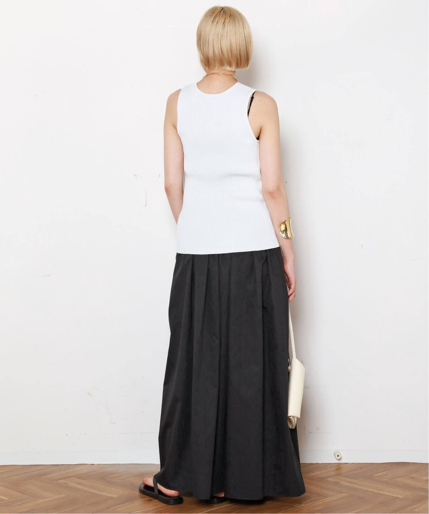 ☆美品☆AP STUDIO リブニットケープ　グレー　apstudio AP STUDIO リブニットケープ グレー