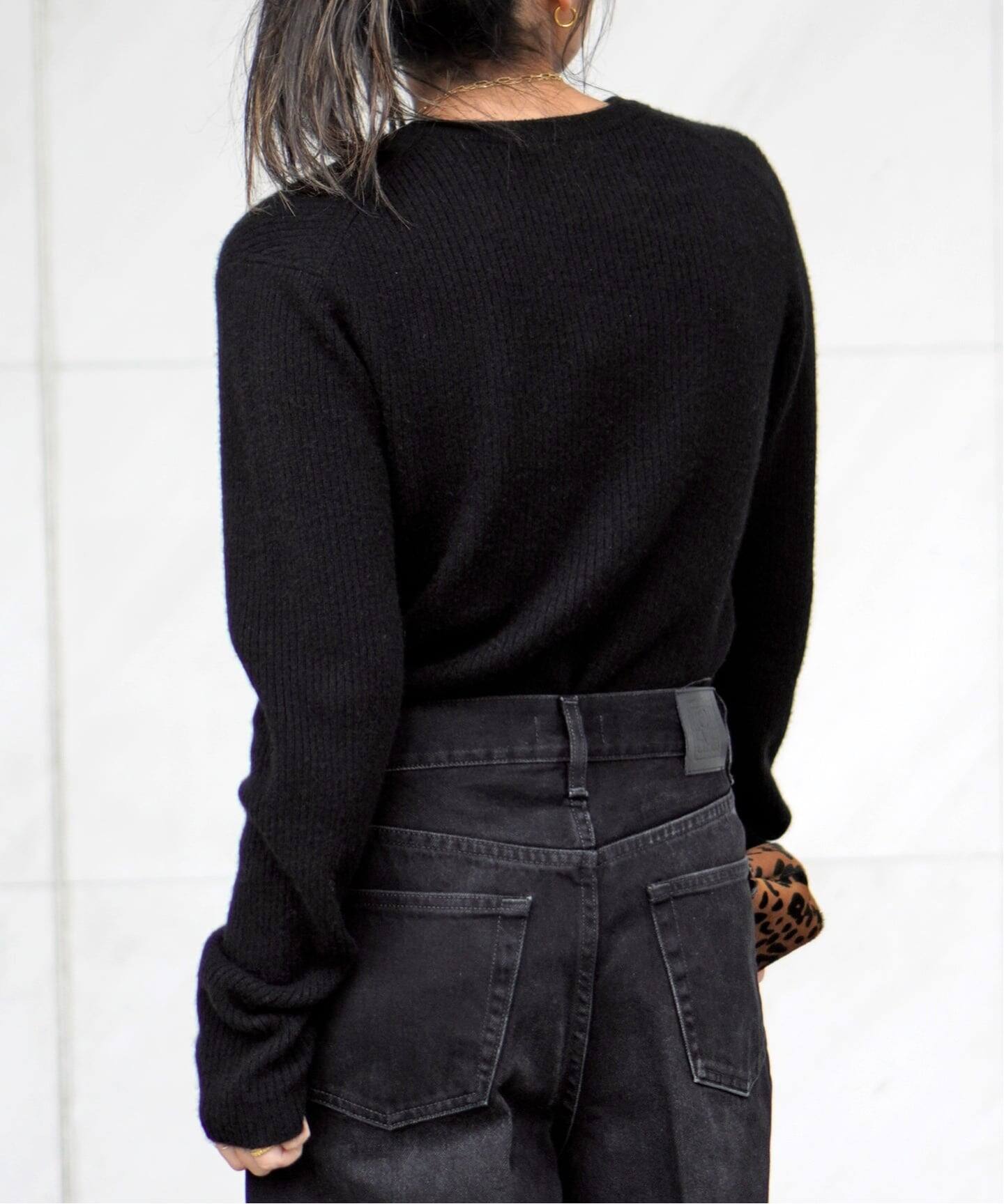 カシミヤロングリブプルオーバー（ニット／セーター）｜AP STUDIO