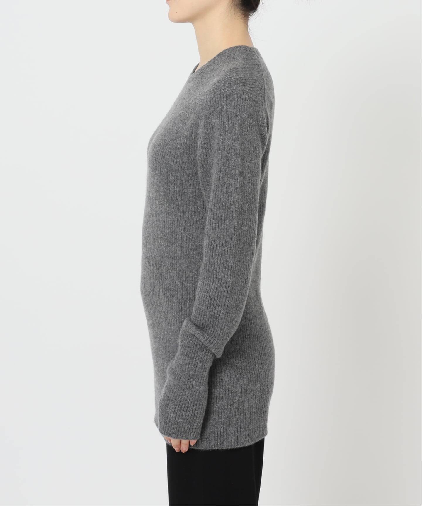 カシミヤロングリブプルオーバー（ニット／セーター）｜AP STUDIO