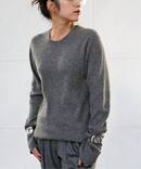 カシミヤロングリブプルオーバー