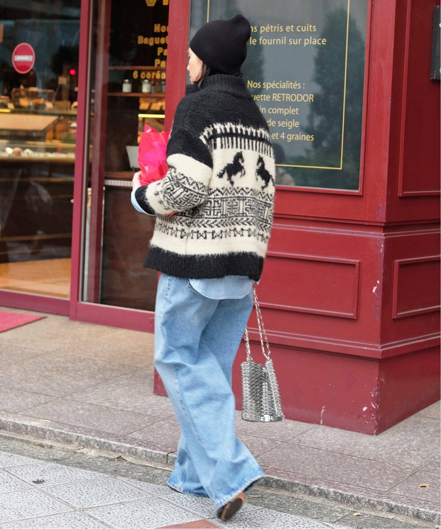 JOHNBULL/ジョンブル】シャギーホースカウチン（ニット／セーター  