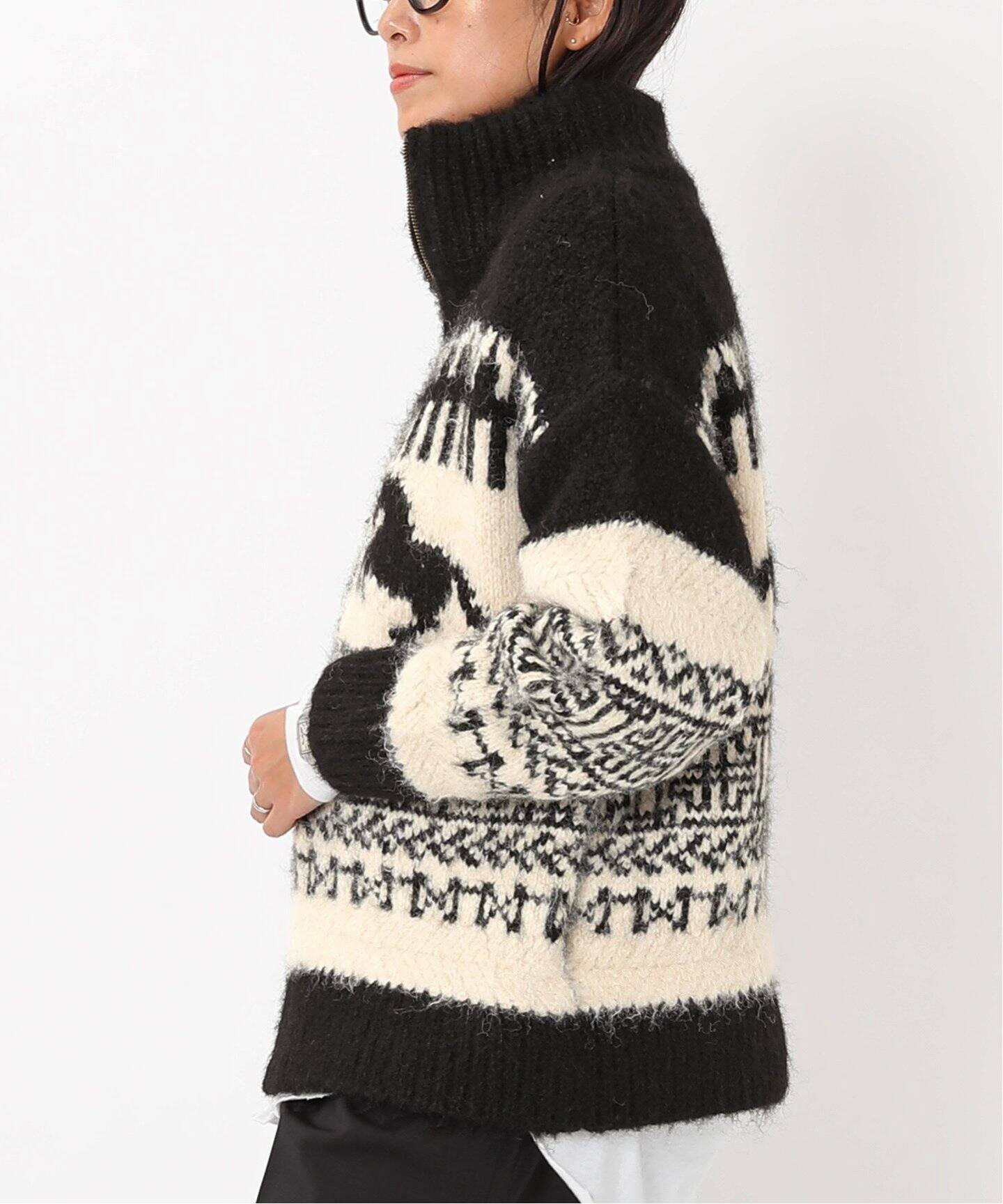 JOHNBULL/ジョンブル】シャギーホースカウチン（ニット／セーター  