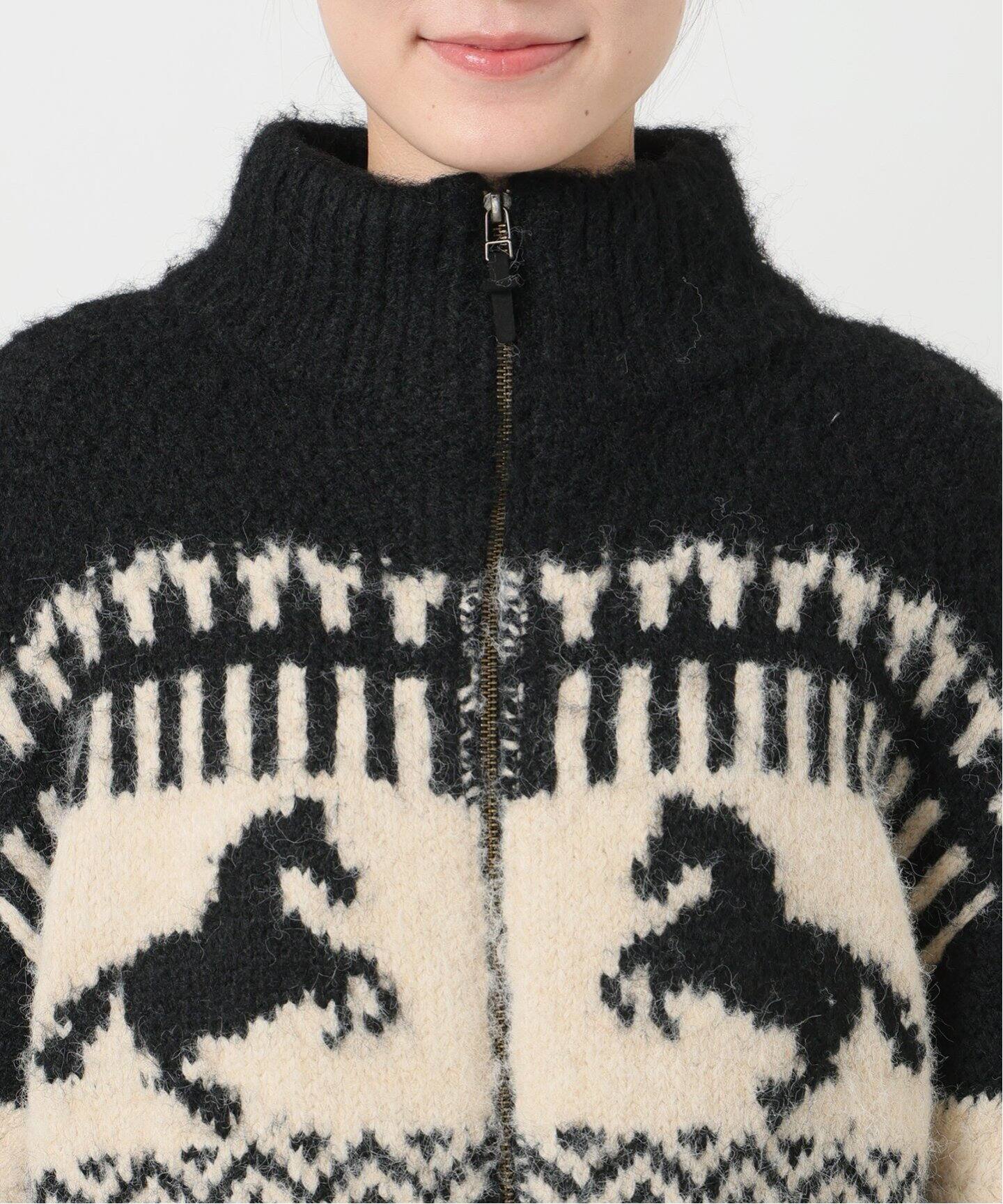 JOHNBULL/ジョンブル】シャギーホースカウチン（ニット／セーター  