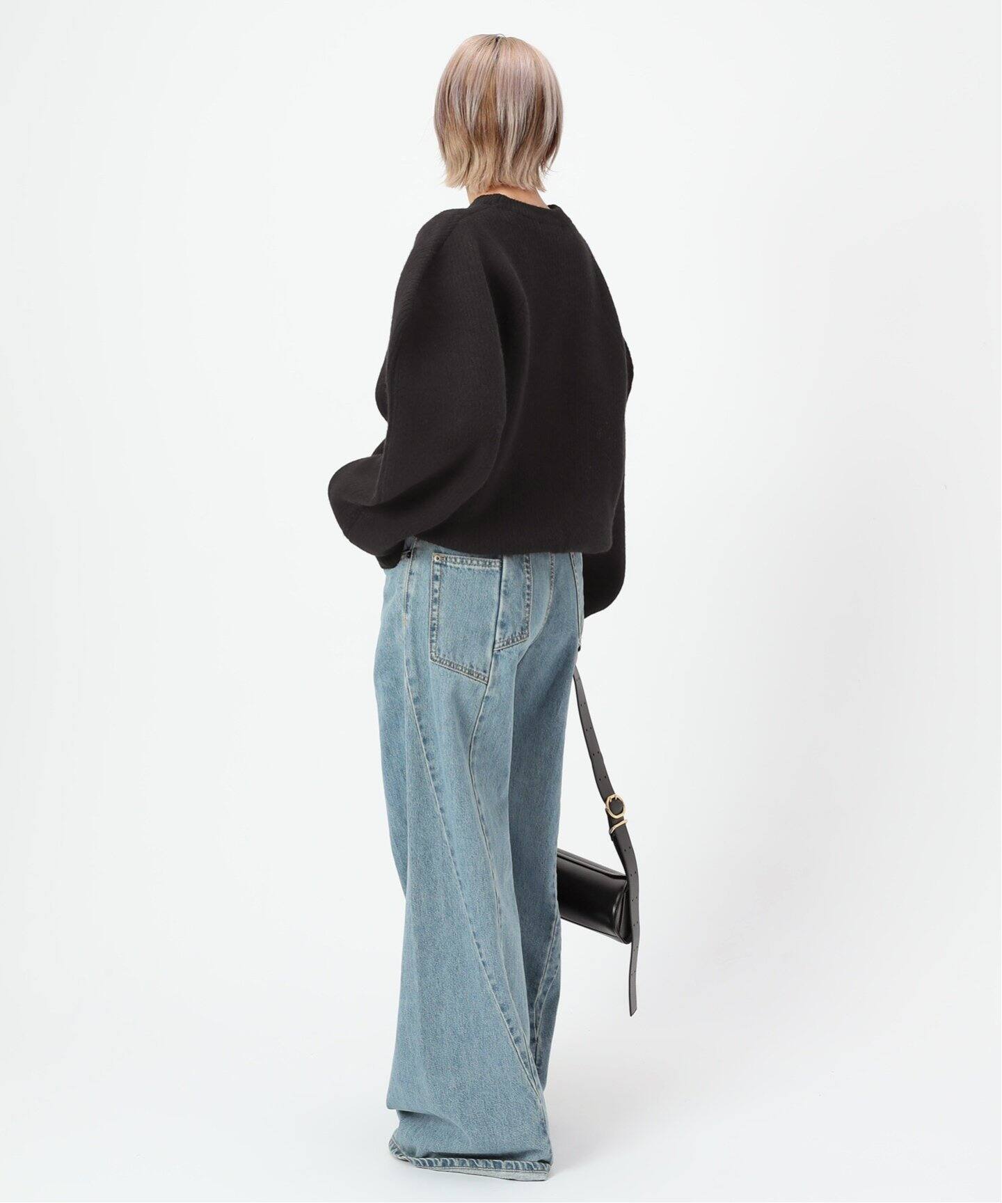 APSTUDIOリブニットケープ  todayfulアパルトモンameriイエナ タートルリブカラーニット