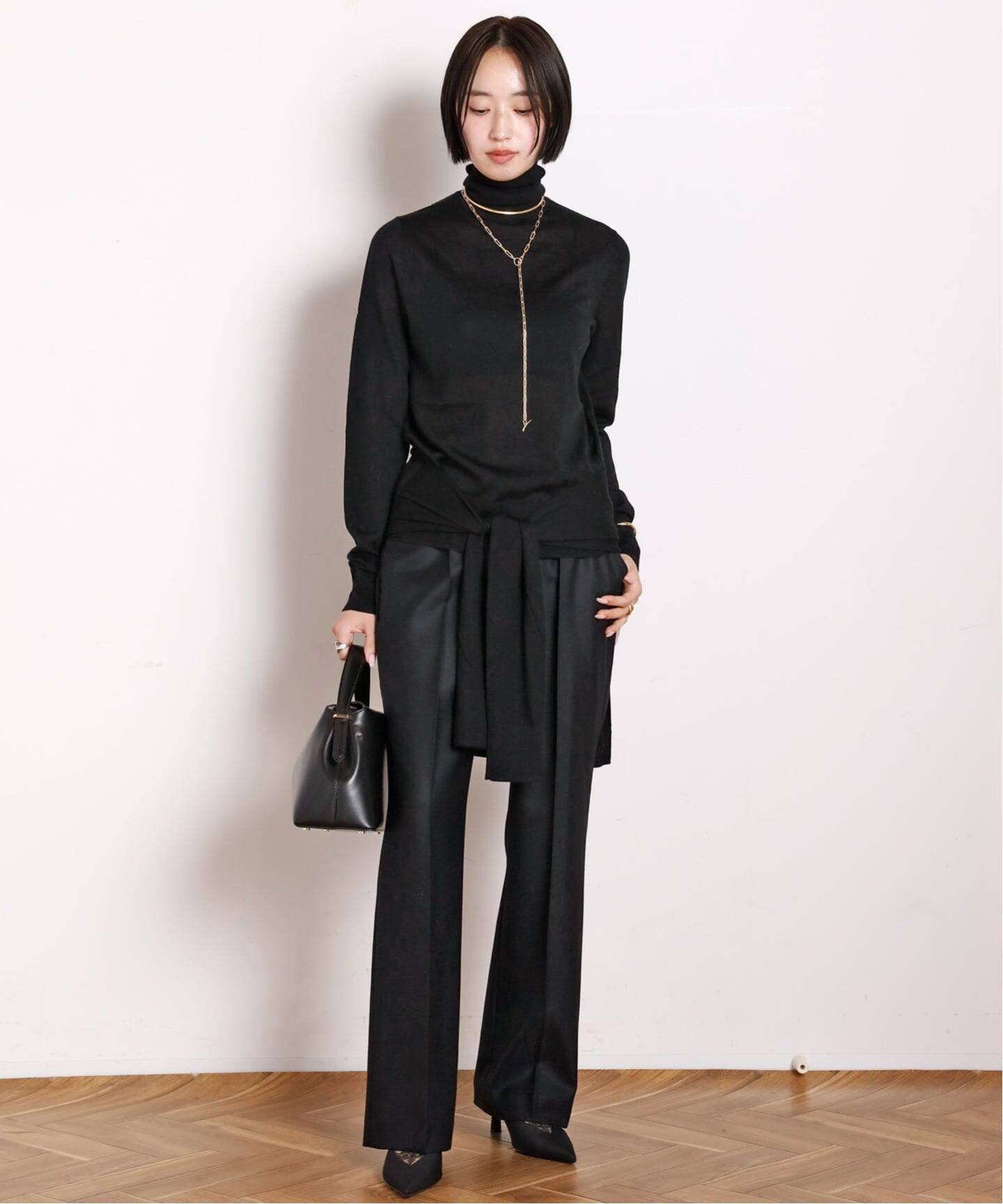 TOTEME/トーテム】DOUBLE-SLEEVE TURTLENECK（ニット／セーター）｜AP