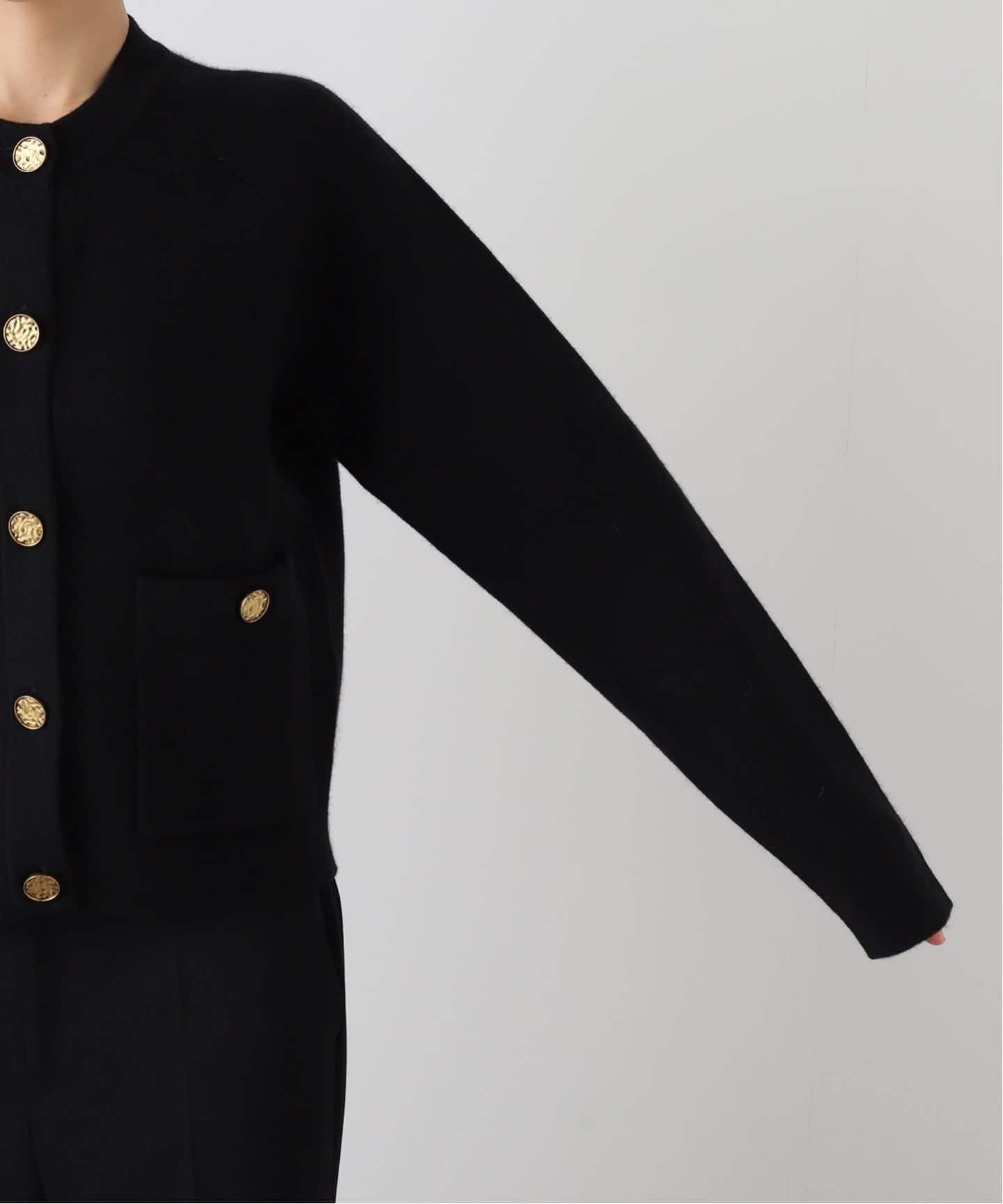 TOTEME/トーテム】HAMMERED BUTTON CARDIGAN（カーディガン）｜AP