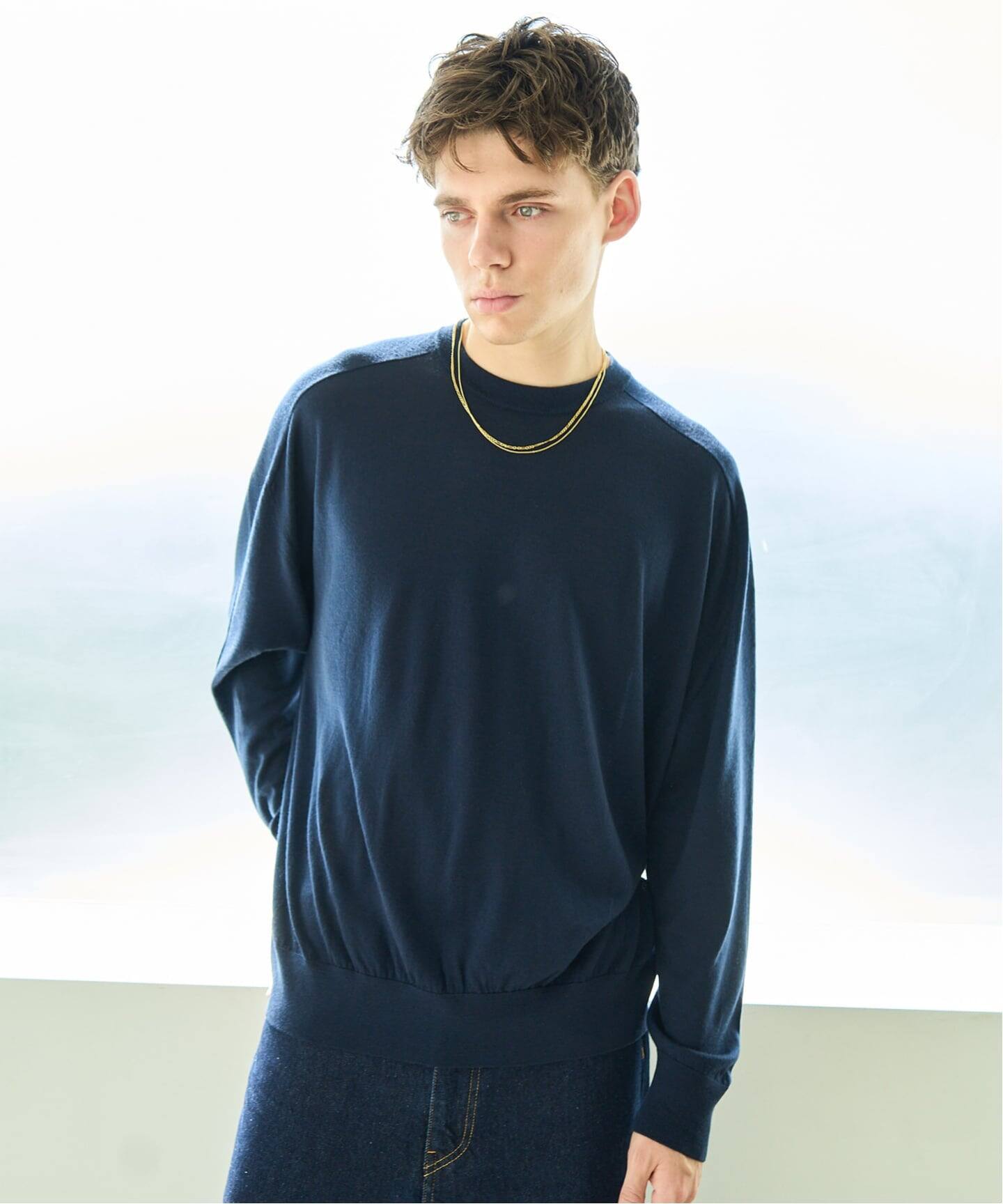 NAMELESSNESS / ネームレスネス WOOL LONG KNIT T（ニット／セーター