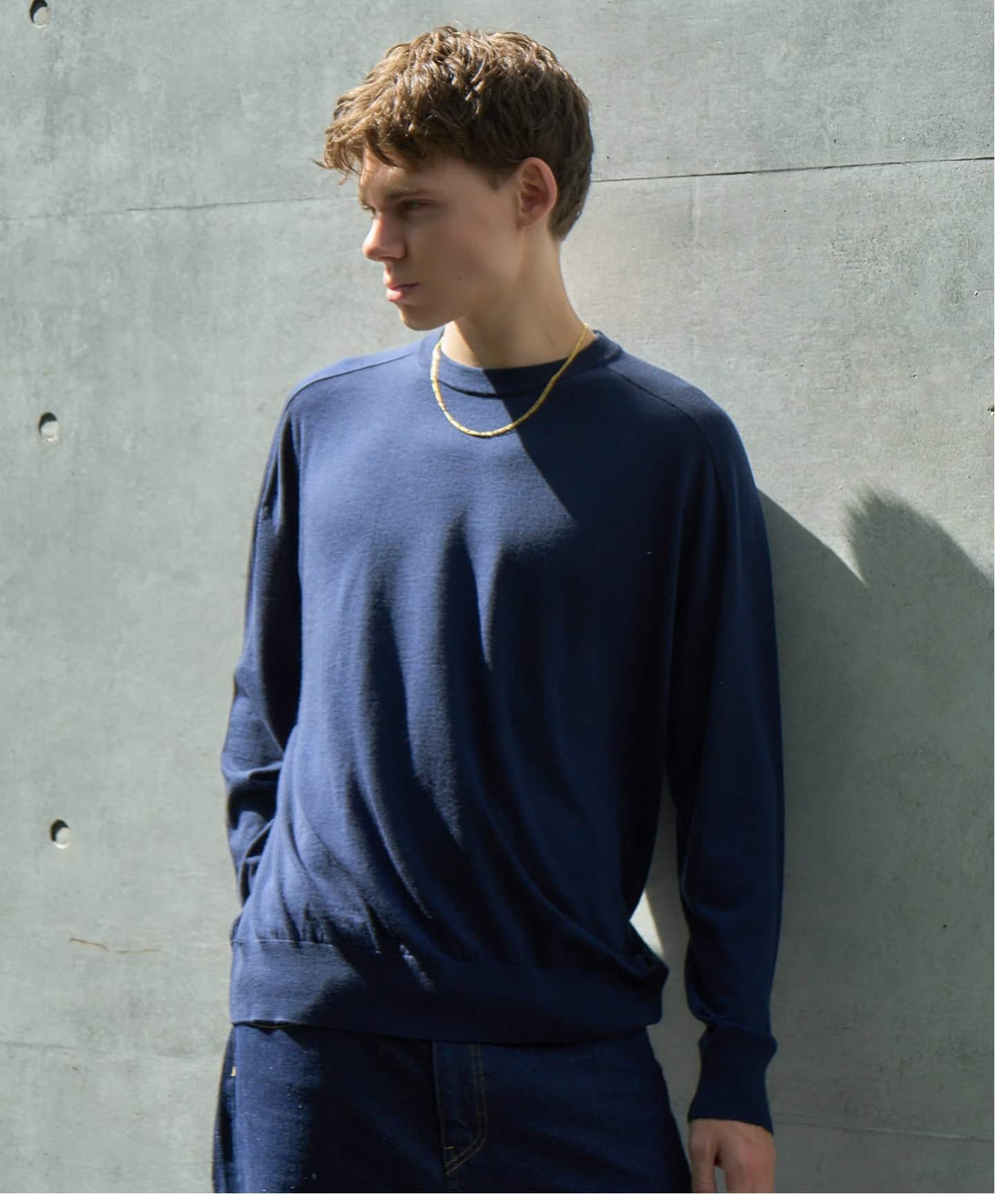 NAMELESSNESS / ネームレスネス WOOL LONG KNIT T（ニット／セーター