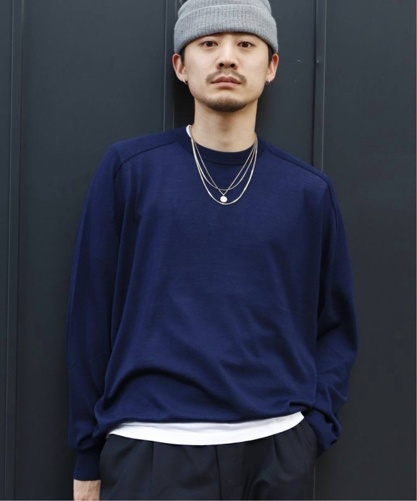 NAMELESSNESS / ネームレスネス WOOL LONG KNIT T（ニット／セーター