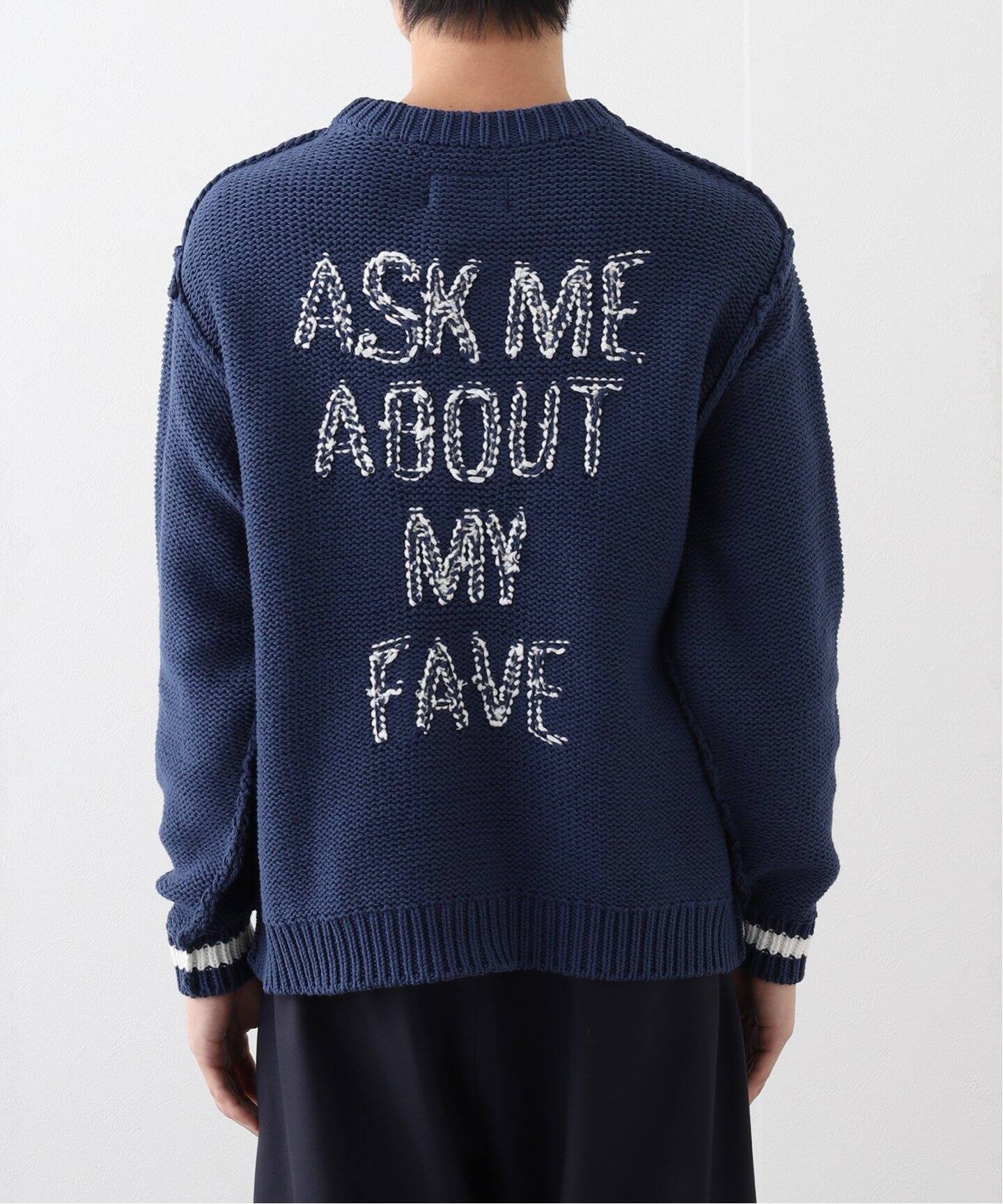 doublet / ダブレット】ACTING SUPPORTER KNITWEAR（ニット／セーター  