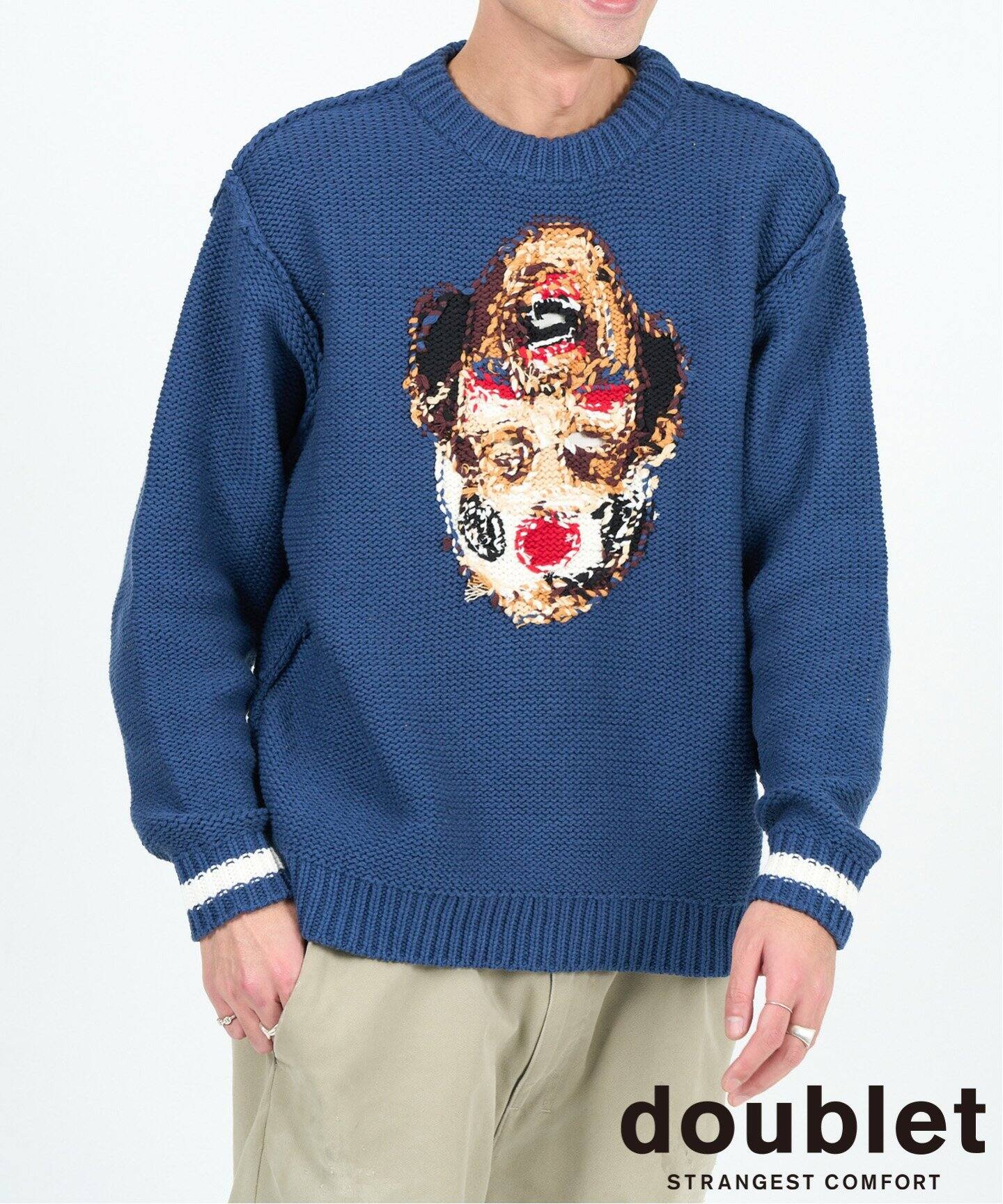 doublet / ダブレット】ACTING SUPPORTER KNITWEAR（ニット／セーター  