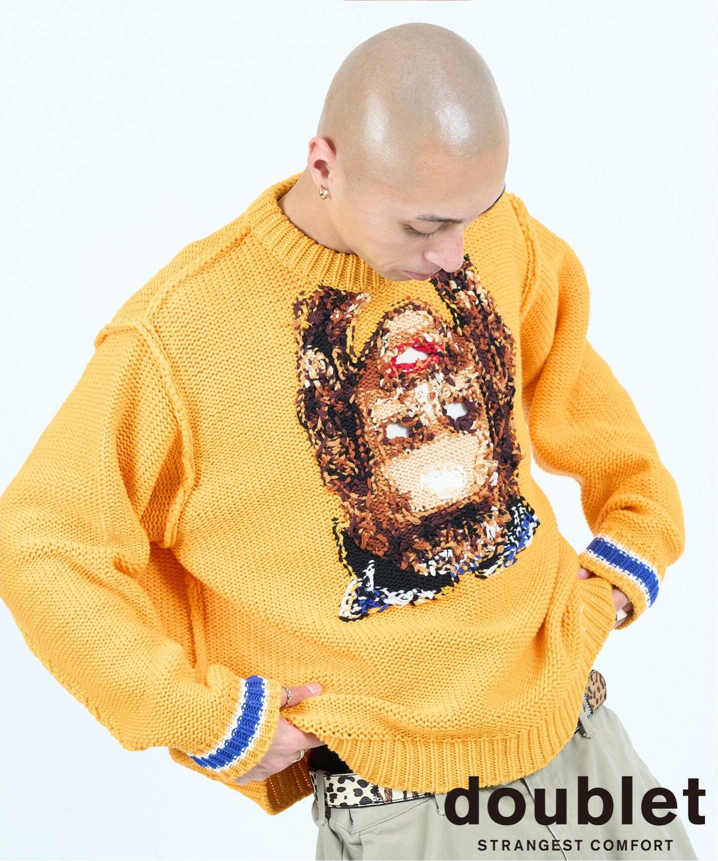 doublet / ダブレット】ACTING SUPPORTER KNITWEAR（ニット／セーター 