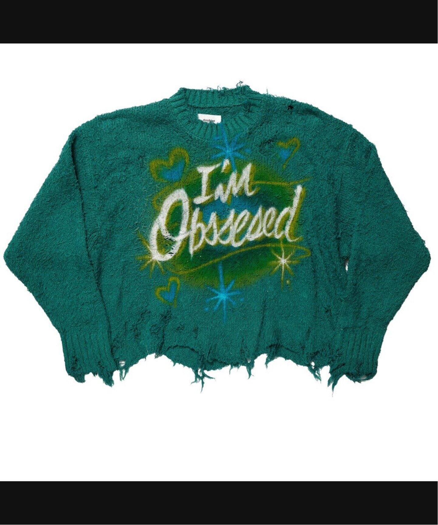 doublet / ダブレット】 AIRBRUSH RECYCLED COTTON PULLOVE 25SS52K 
