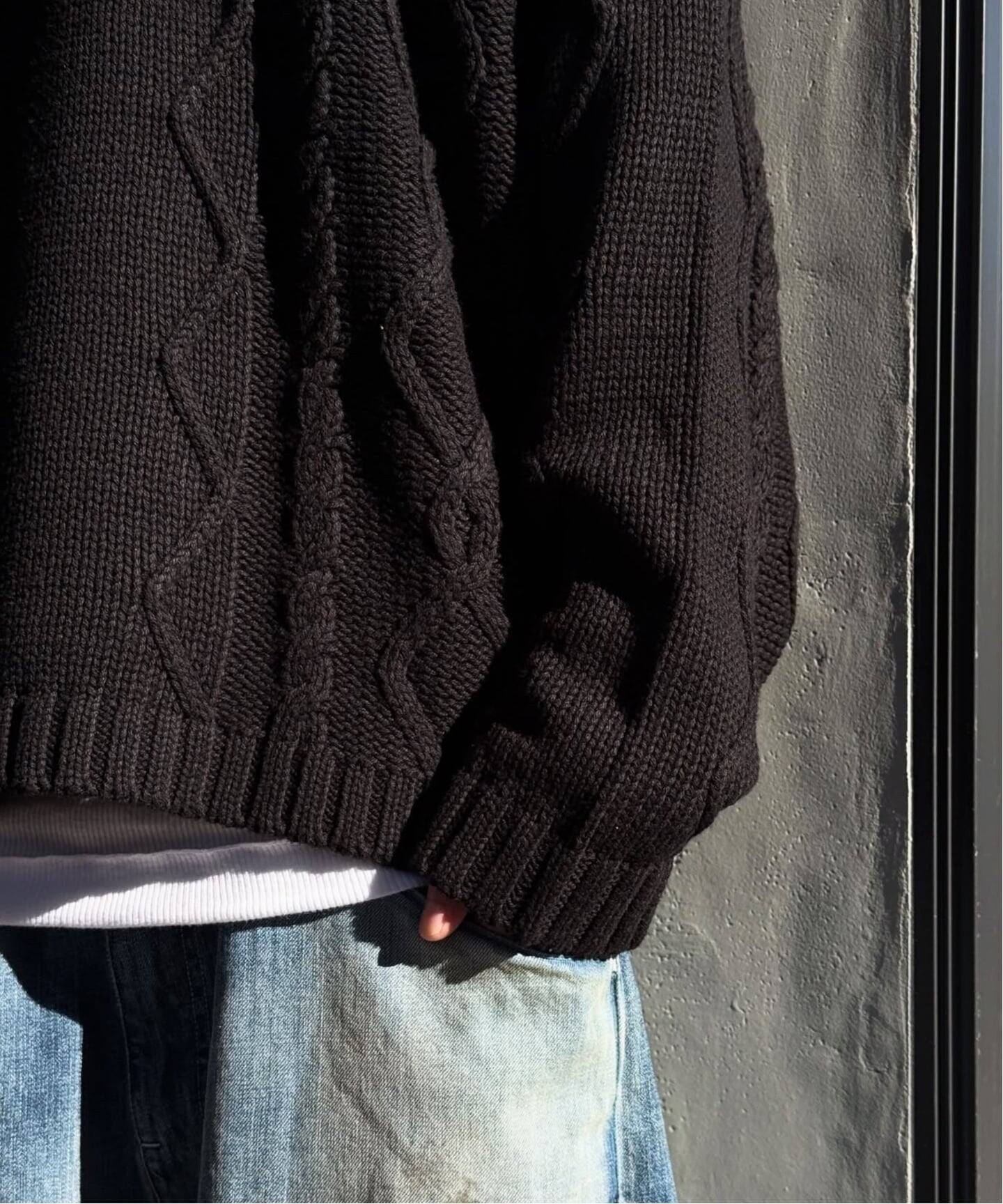 ANCELLM / アンセルム CABLE STICH KNIT（ニット／セーター）｜WISM