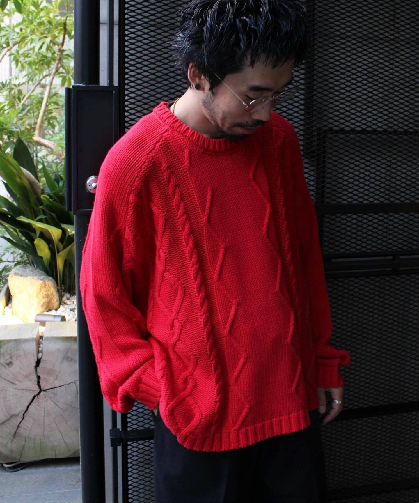 ANCELLM / アンセルム CABLE STICH KNIT（ニット／セーター）｜WISM