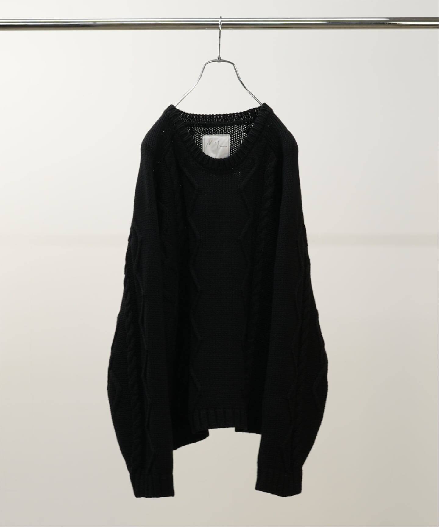 ANCELLM / アンセルム CABLE STICH KNIT（ニット／セーター