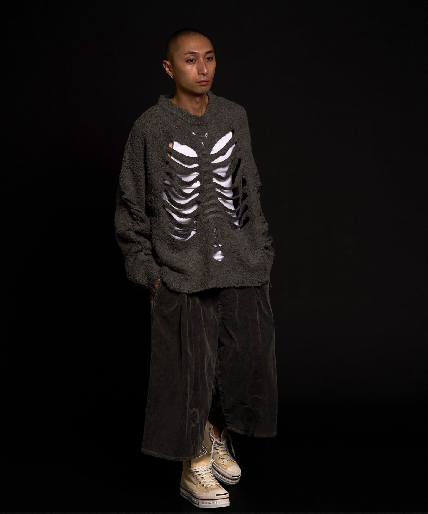 doublet / ダブレット RIBCAGE KNIT PULLOVER（ニット／セーター